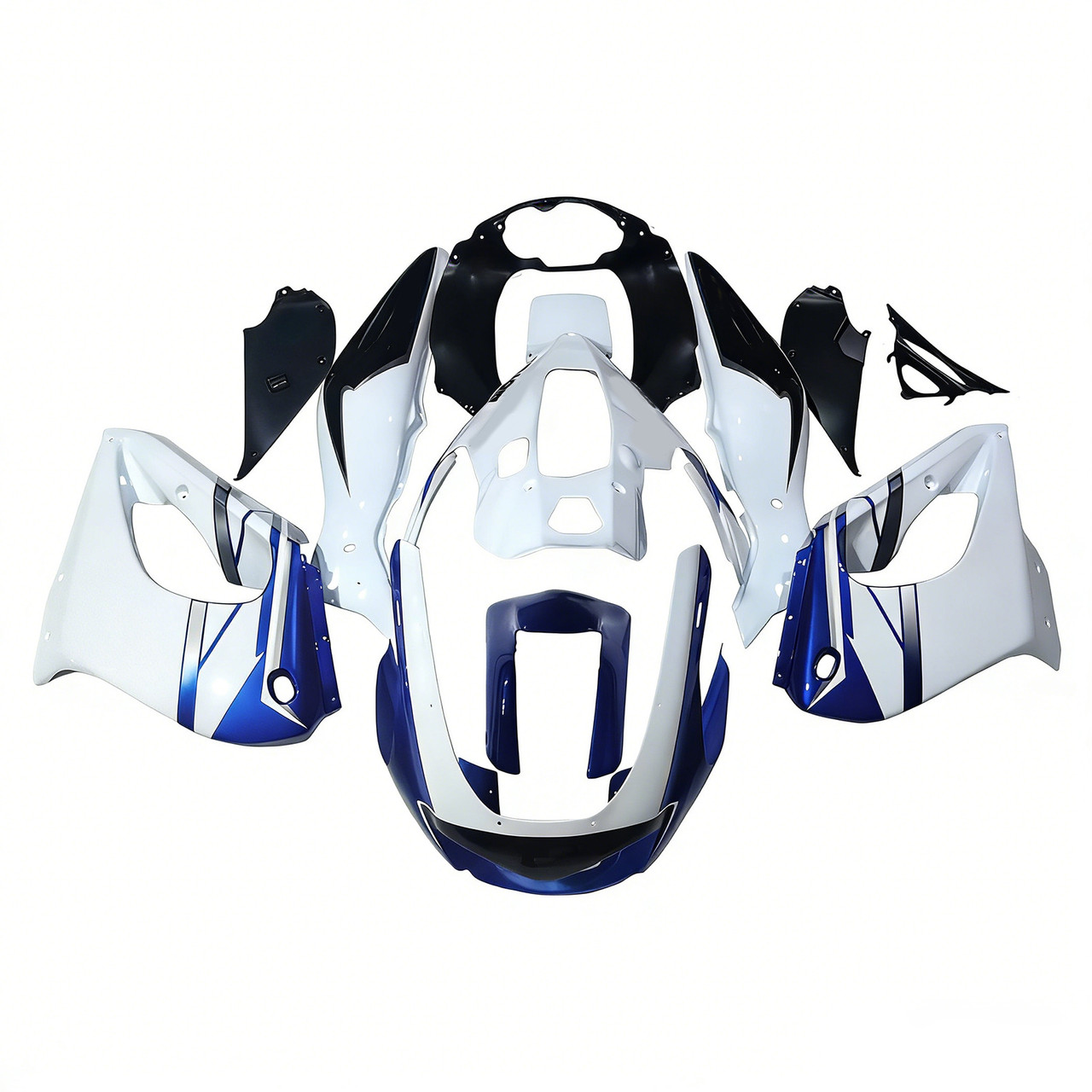 1997-2007 Yamaha YZF1000R Thunderace White Blue Fairing Kit