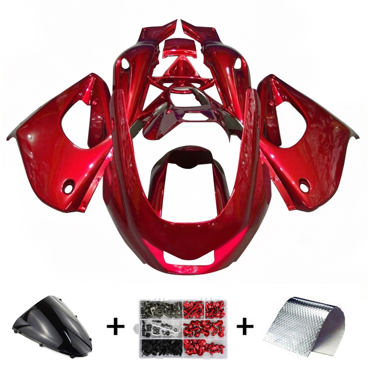 1997-2007 Yamaha YZF1000R Thunderace Red Fairing Kit