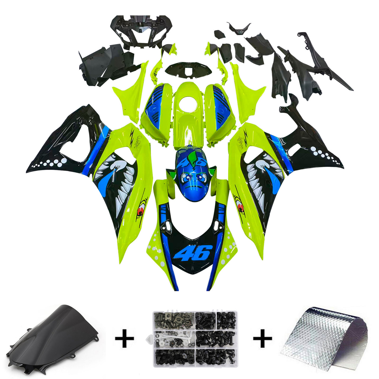 2021-2024 Yamaha YZF-R7 Fairing Kit Colletion, Style 6