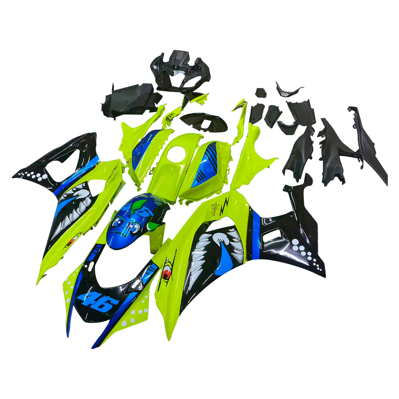 2021-2024 Yamaha YZF-R7 Fairing Kit Colletion, Style 6