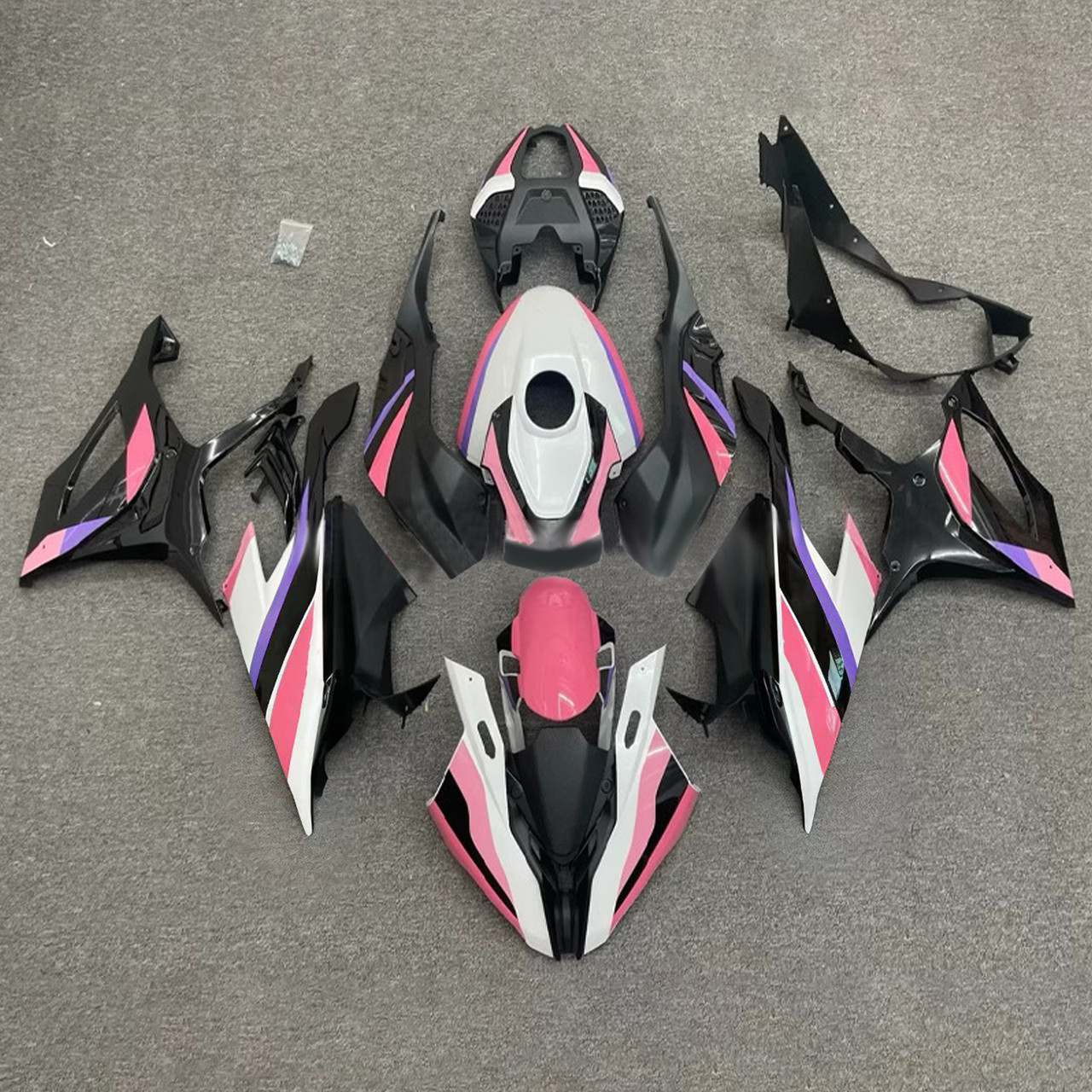 2019-2022 BMW S1000RR Black White Pink Purple Fairing Kit