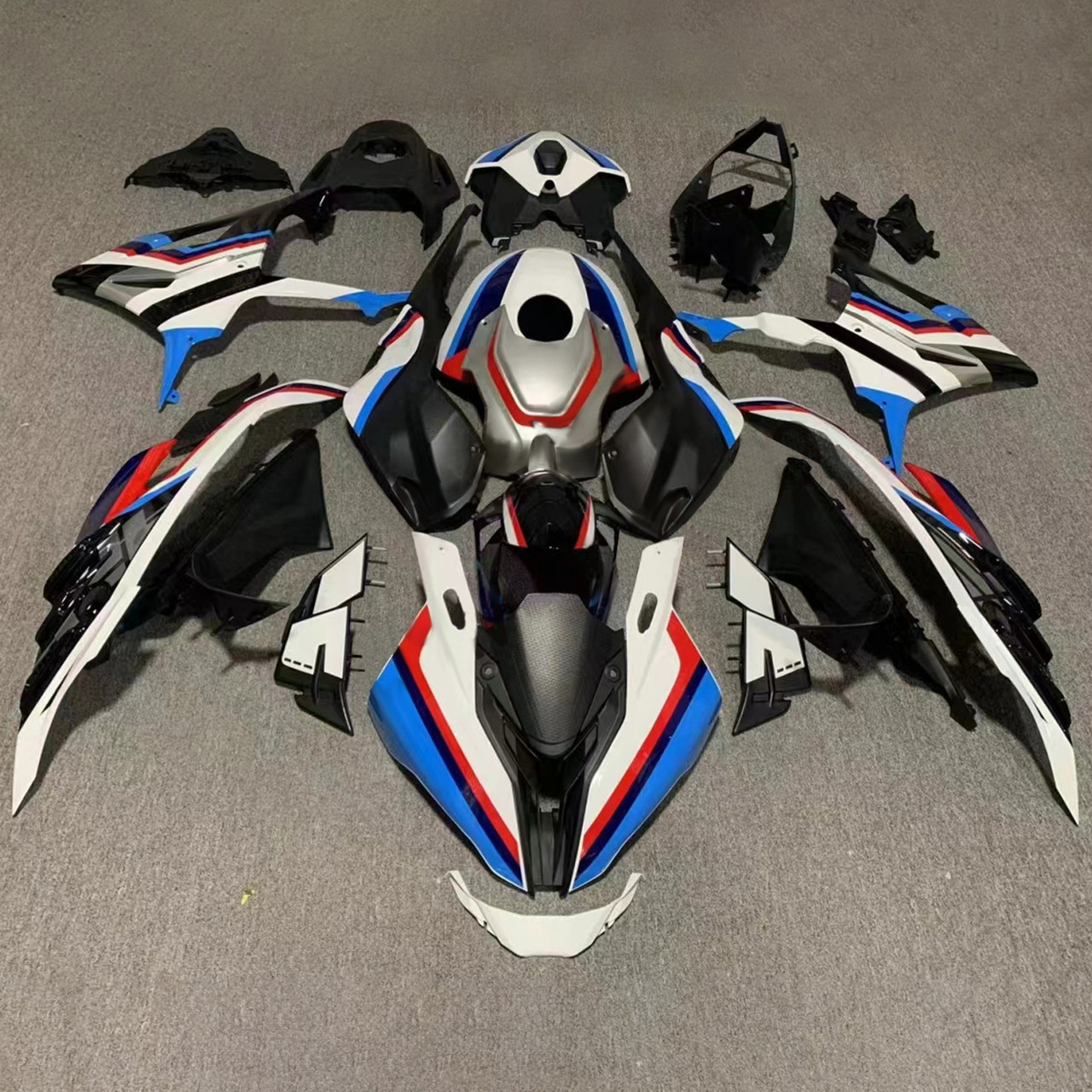 2023-2024 BMW S1000RR White Black Red Blue Fairing Kit
