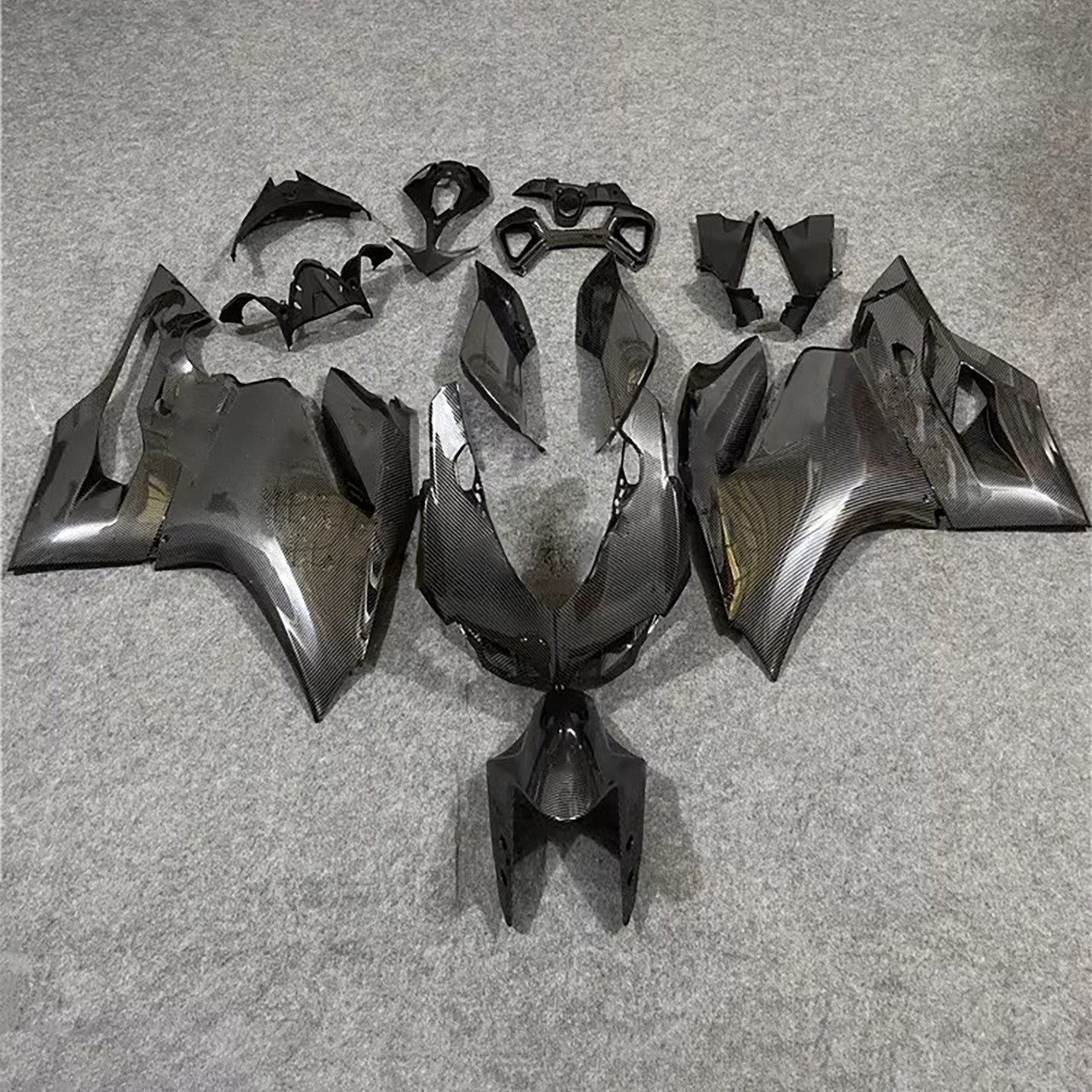 2012-2015 Ducati 1199/899 Carbon Fiber Pattern Fairing Kit