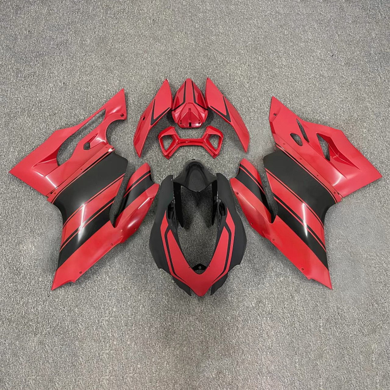2015-2020 Ducati 1299/959 Black Red Fairing Kit