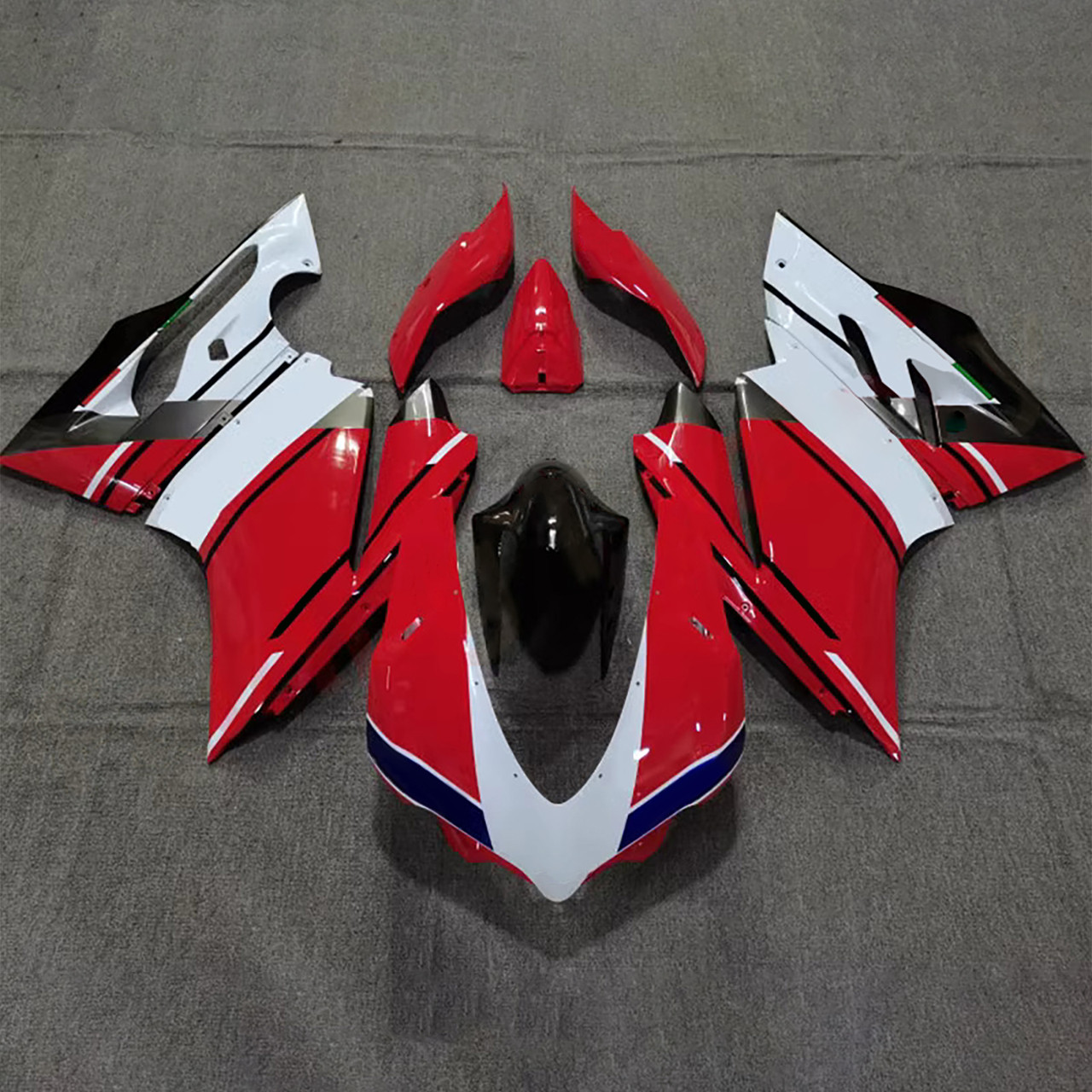 2015-2020 Ducati 1299/959 Glossy Red Black White Fairing Kit