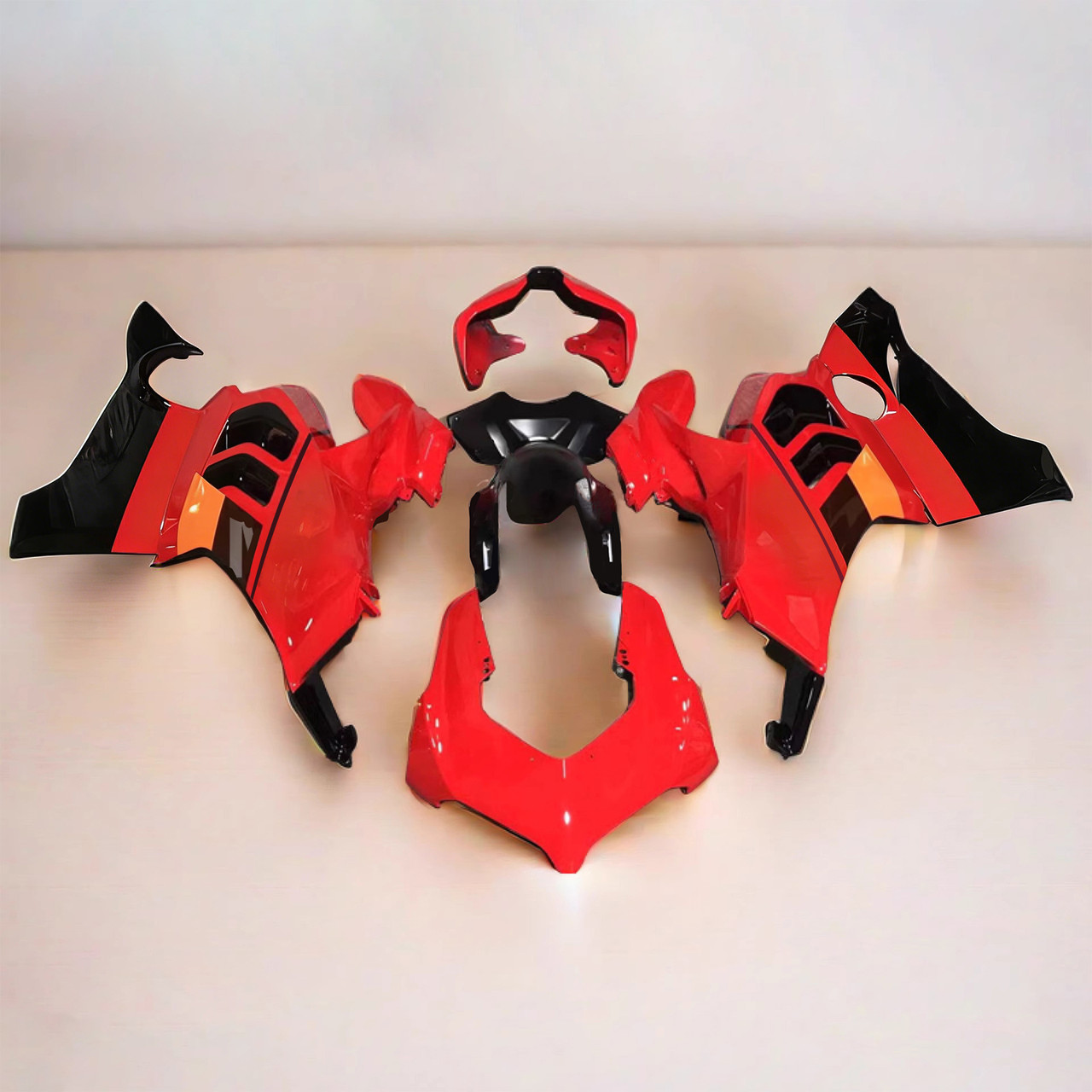 Ducati 20-21 V4/V4S & 21-22 V4SP & 19-22 V4R Red Black Fairing Kit