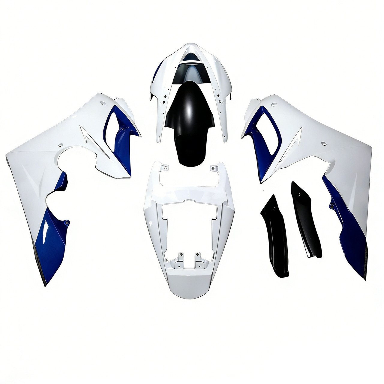 2006-2008 Triumph Daytona 675 White Blue Fairing Kit