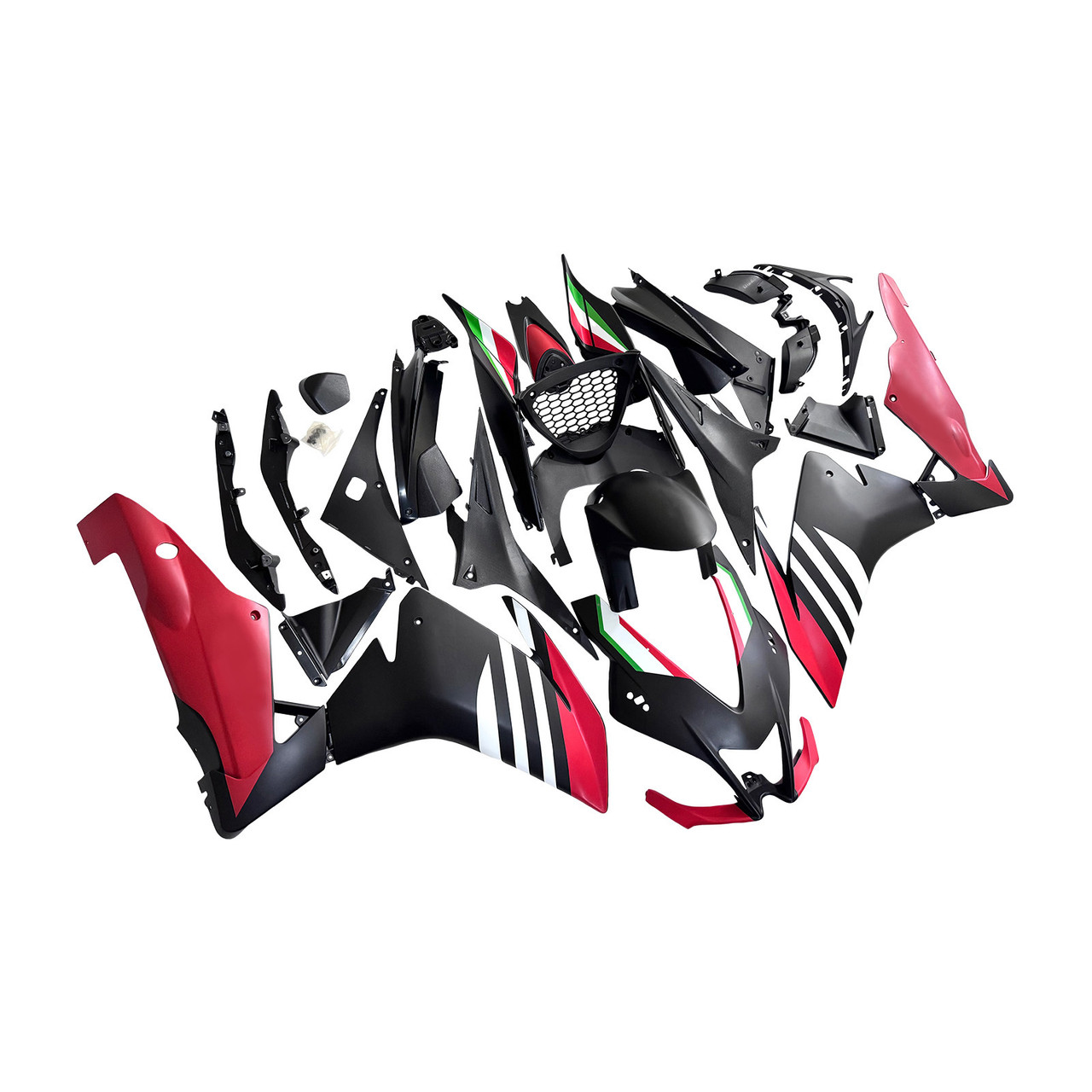 2009-2015 Aprilia RSV4 1000 White Black Red Fairing Kit