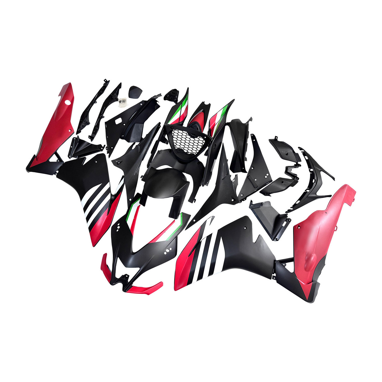 2009-2015 Aprilia RSV4 1000 White Black Red Fairing Kit