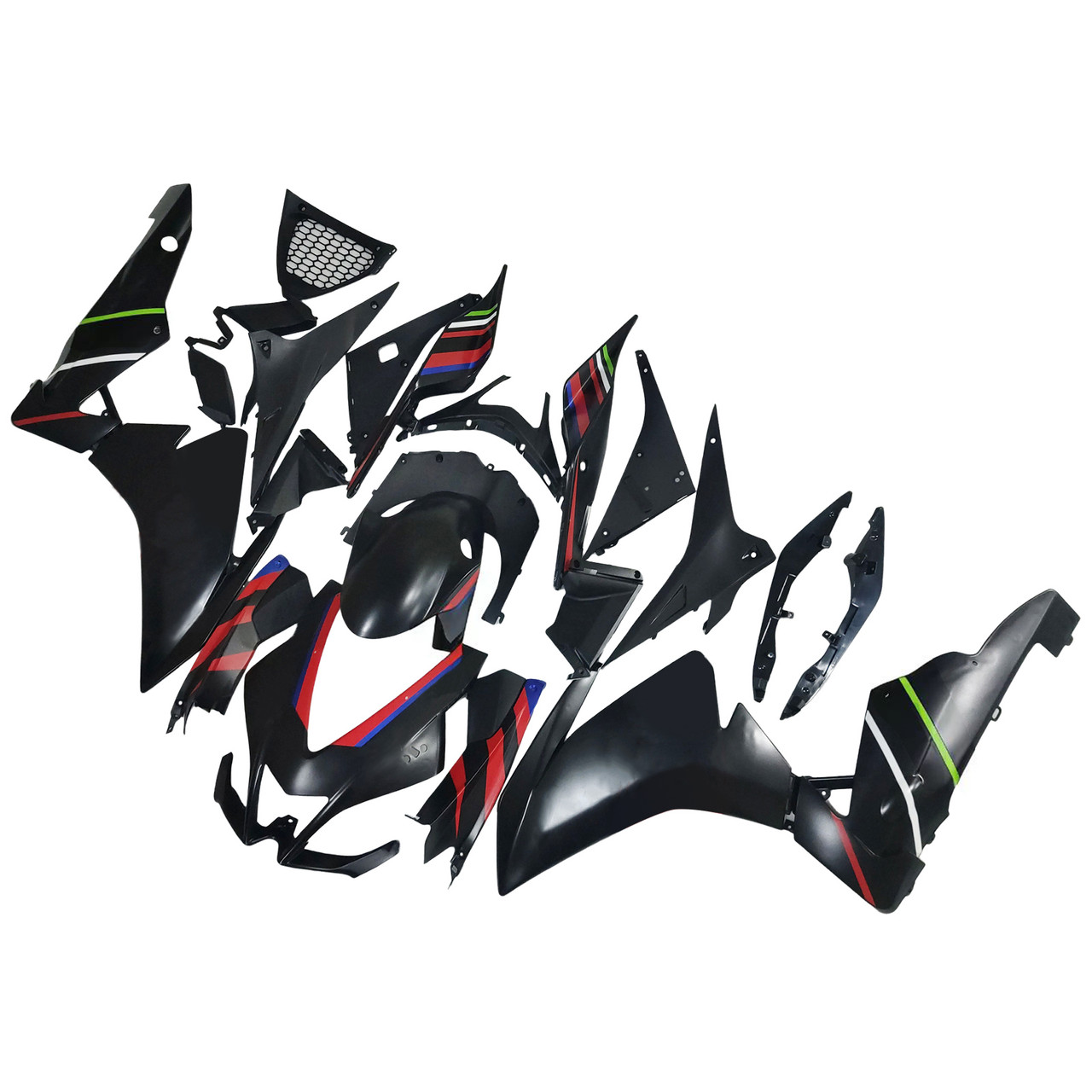 2009-2015 Aprilia RSV4 1000 Matte Black Red Fairing Kit