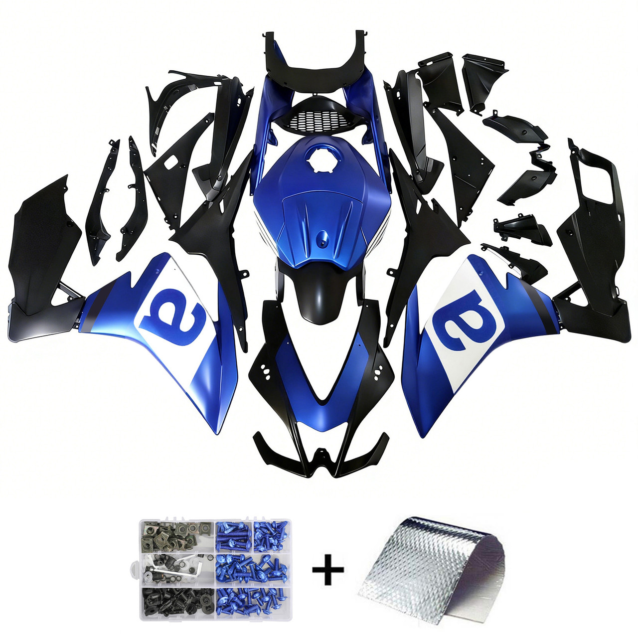 2012-2016 Aprilia RS4 / 125 / 50 Blue Black Fairing Kit