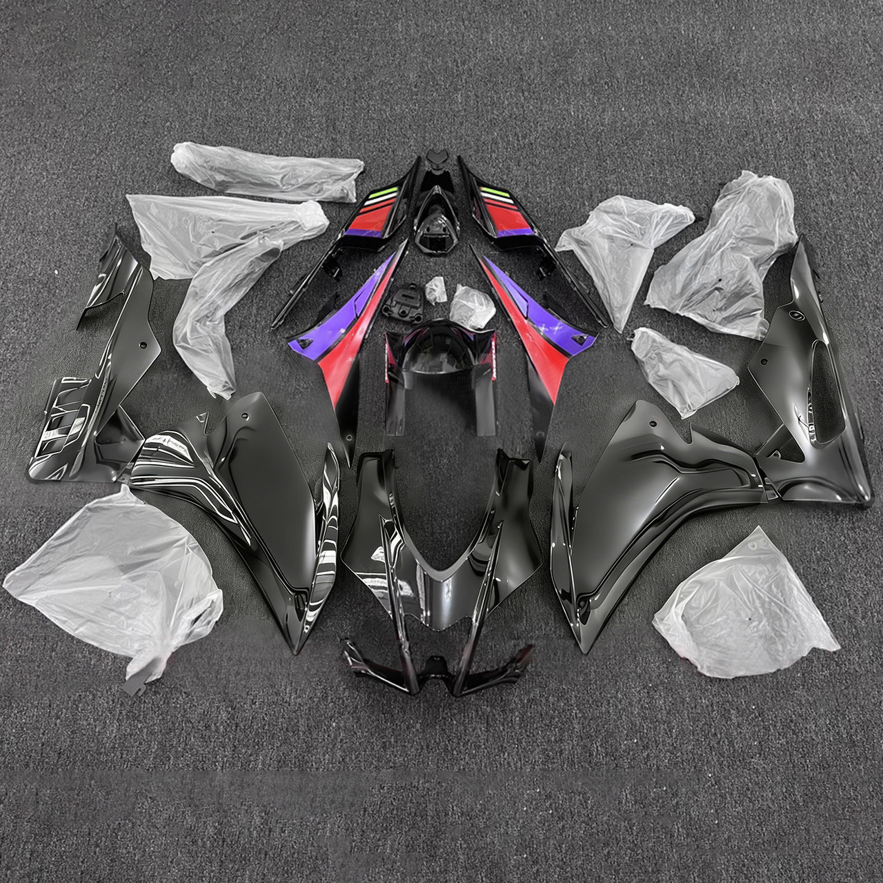 2016-2020 Aprilia RSV4 1000 Black Pink Purple Fairing Kit