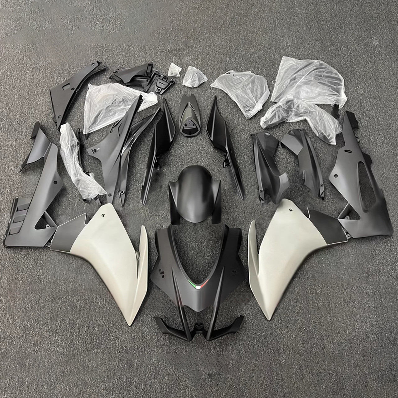 2016-2020 Aprilia RSV4 1000 Black Gray Fairing Kit