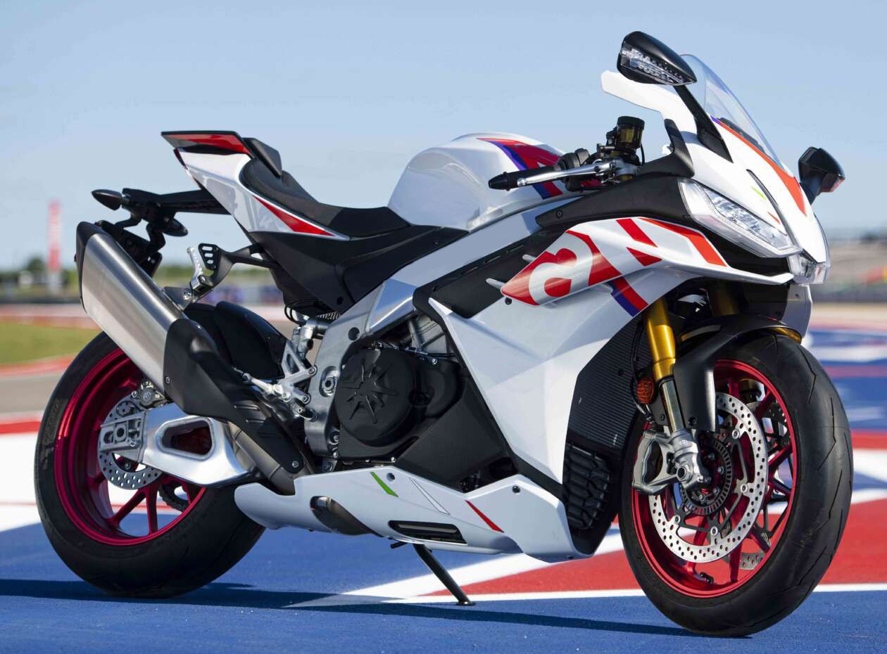 2022-2024 Aprilia RSV4 1100 White Red Fairing Kit