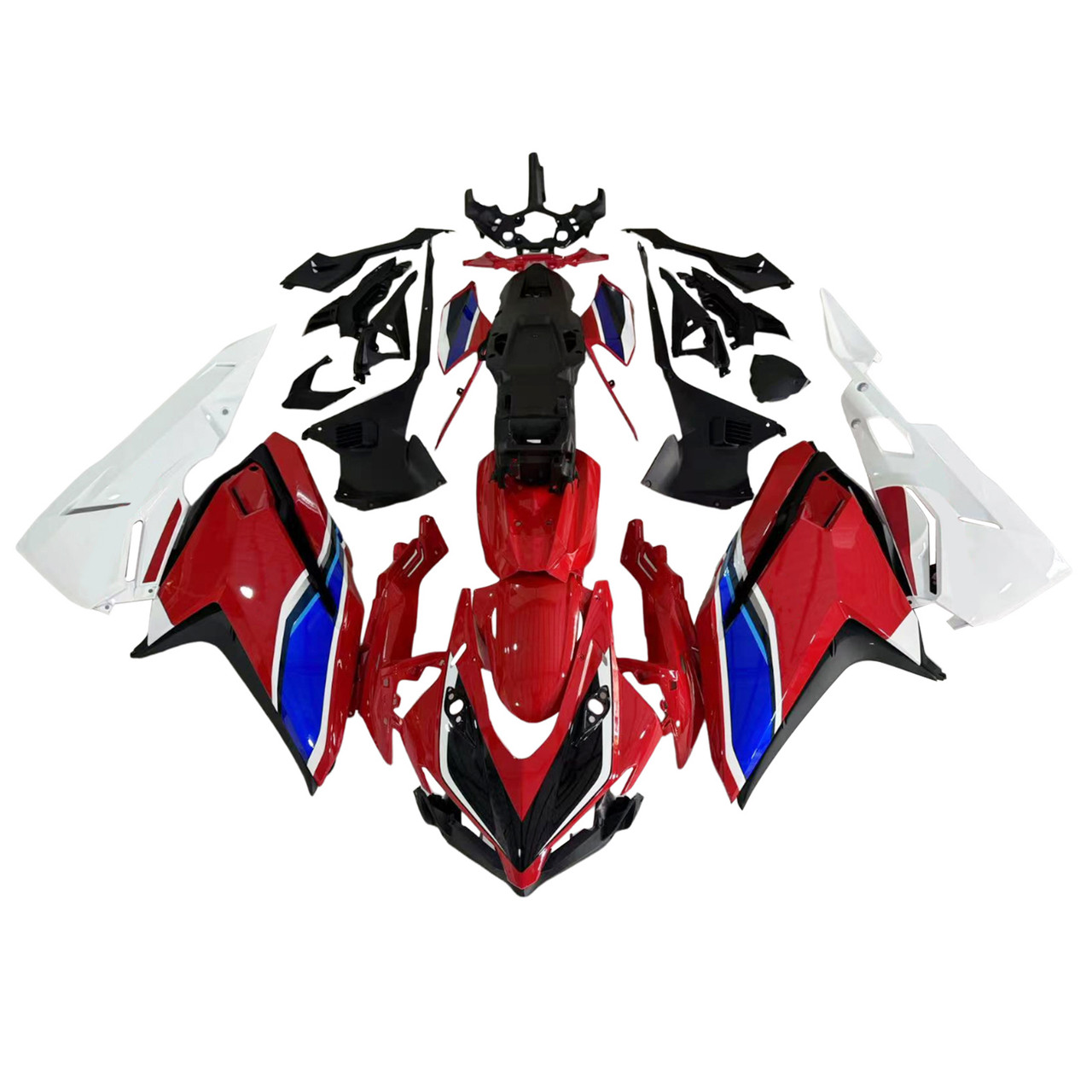 2017-2022 Honda CBR250RR White Red Blue Fairing Kit