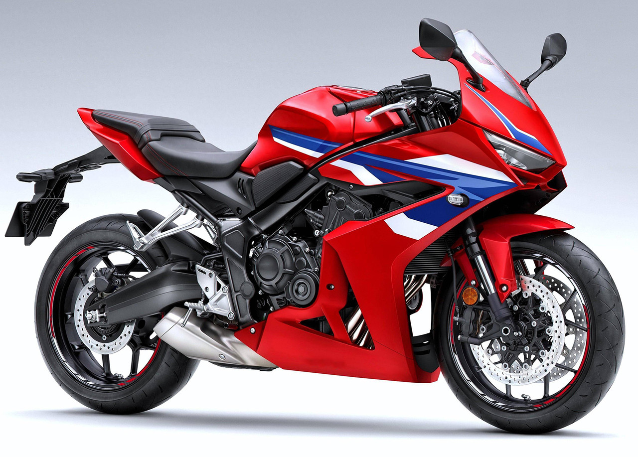 2024-2025 Honda CBR650RR Black Red Fairing Kit - Mad Hornets