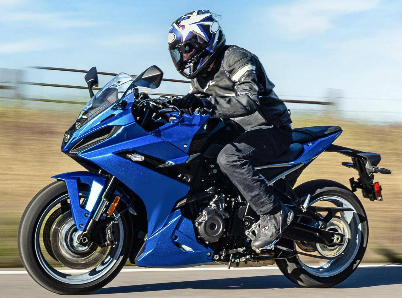 セット さ 2024-2025 Suzuki GSX-8R Blue White Fairing Kit - Mad Hornets
