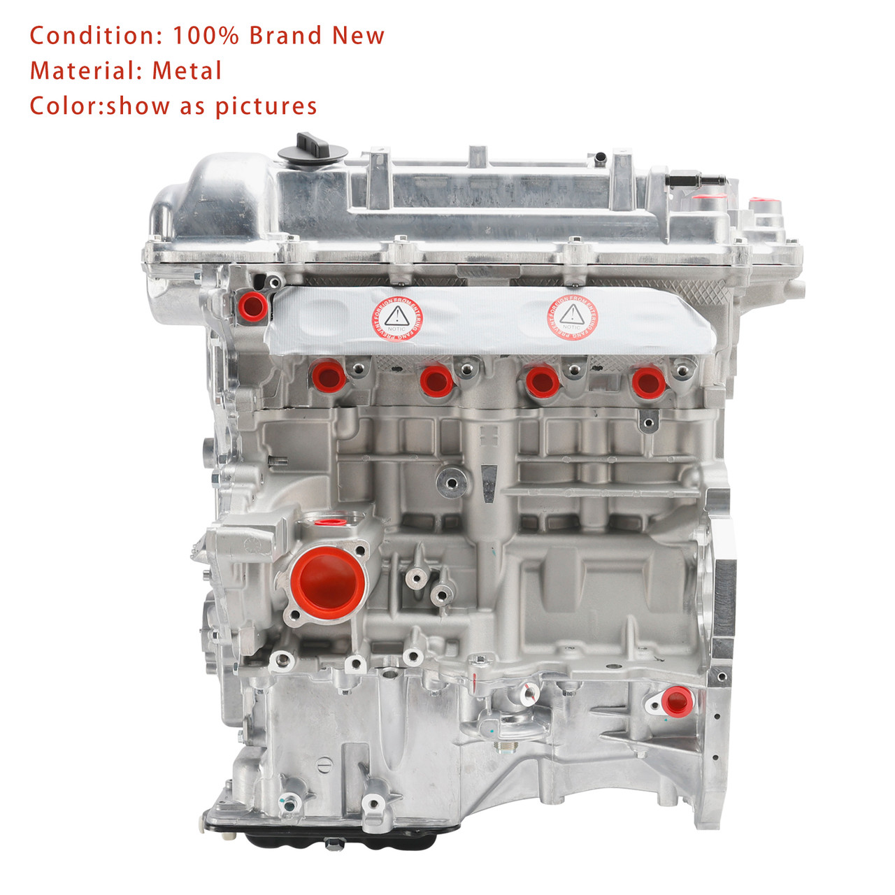 Kia Rio LX Hatchback 4-Door 2012-2016 G4FD 1.6L Engine Assy 1591CC GAS Long Block 