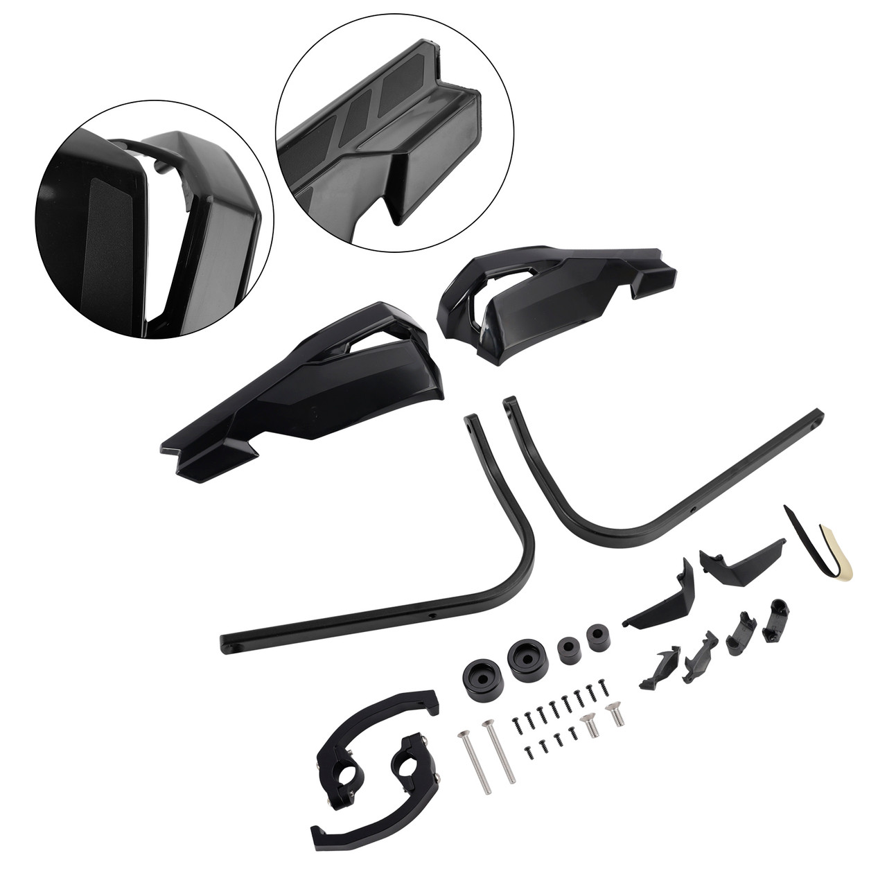 2023-2024 Honda XL750 Transalp Handguard Protector Black Generic