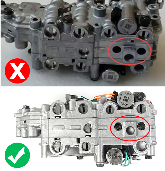 2016-2017 Honda Civic 2 Door LX (CVT), 4 Door EX, 4 Door LX (CVT), KA CVT, KL CVT Automatic Transmission Valve Body 27000-5T0-A01 27000-5T0-A02