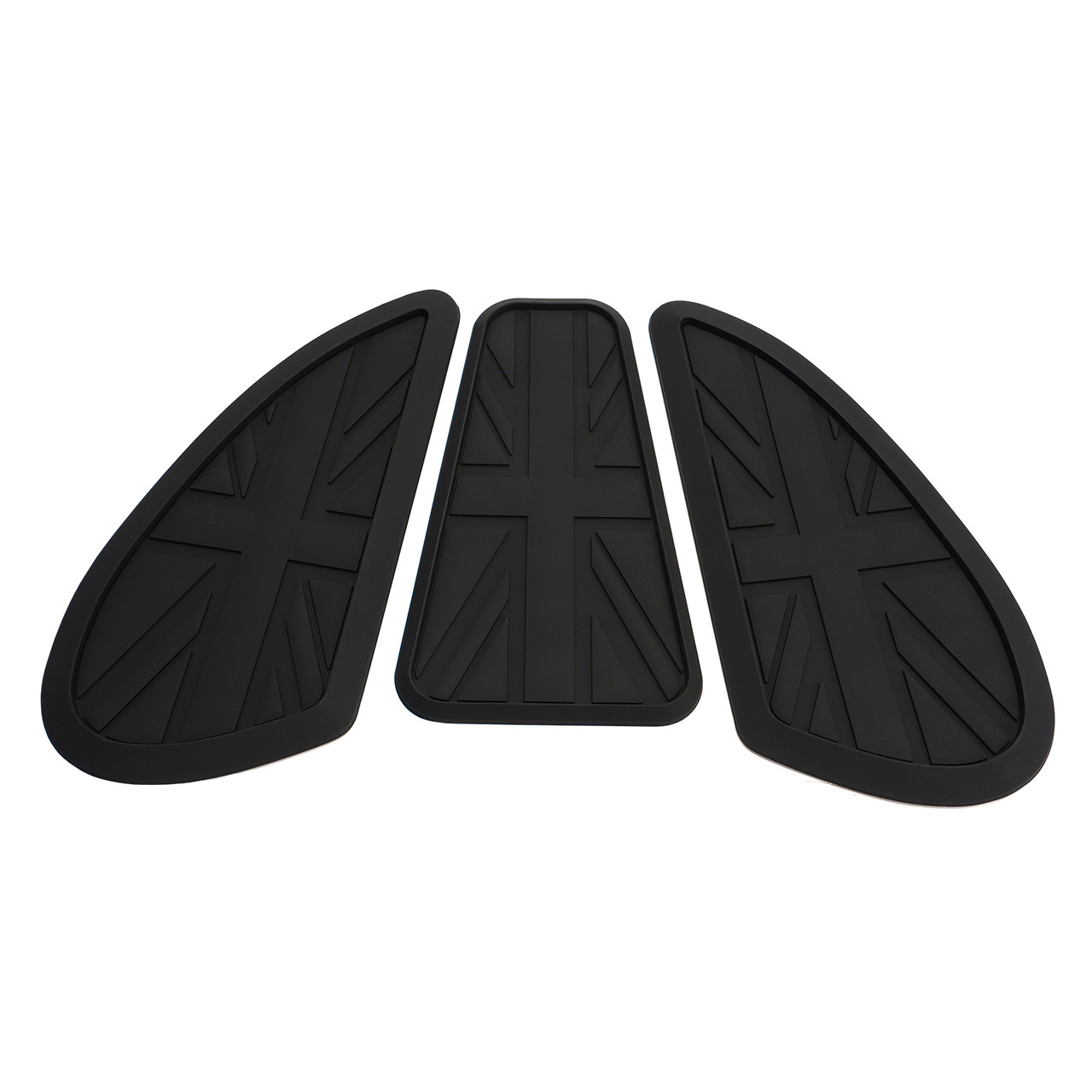 1995-2024 Thruxton 1200 865 R/RS 1200 900 Sport Gas Tank Knee Pads with Center Pad Protector Black Generic