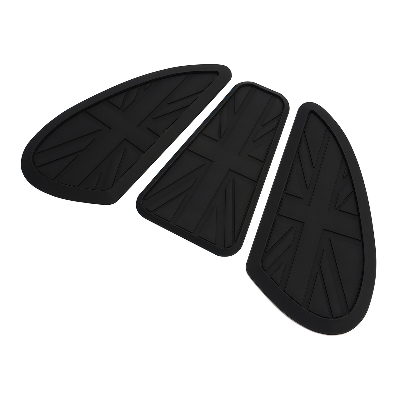 2024- Shotgun 650 Gas Tank Knee Pads with Center Pad Protector Black Generic