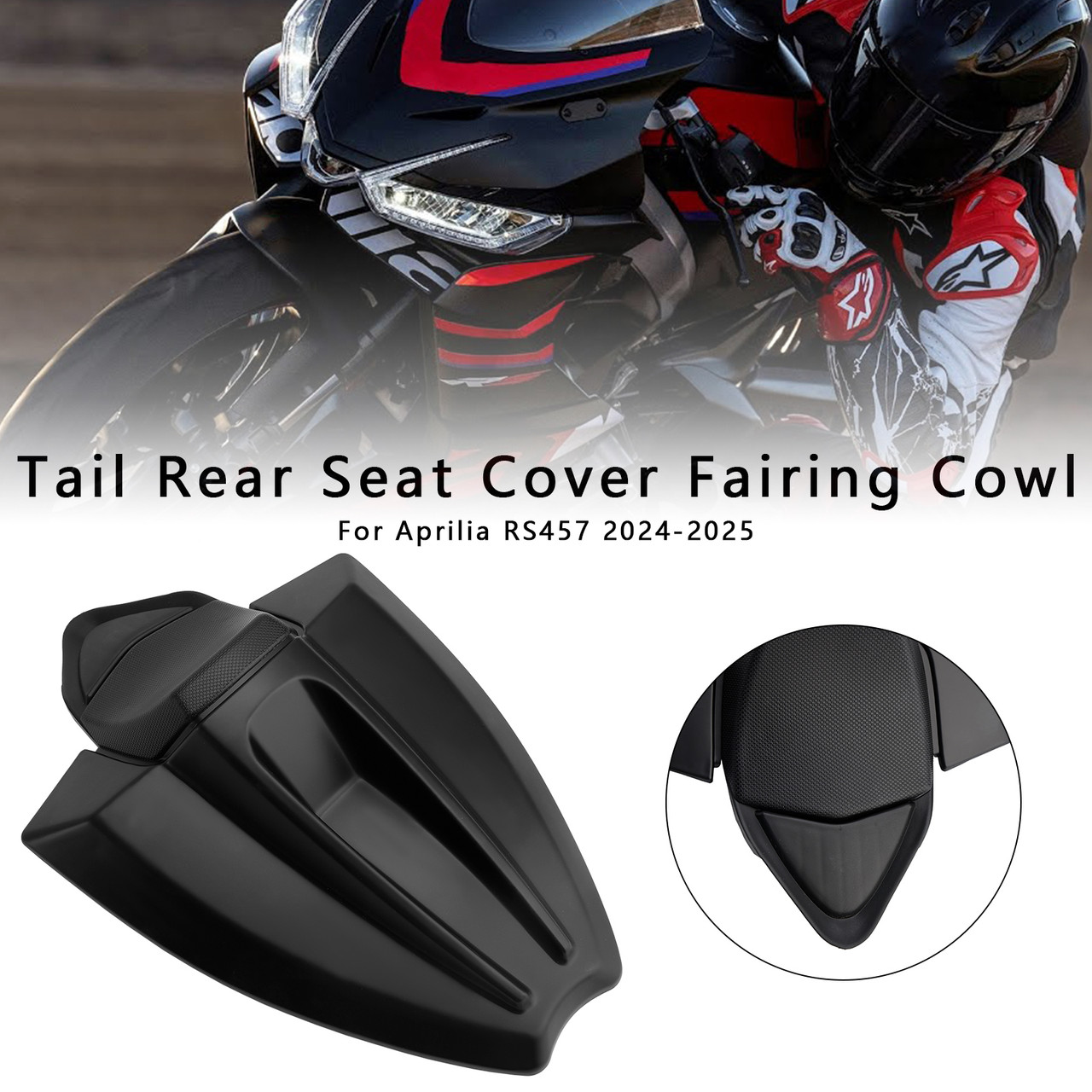 Motorcycle Parts Accessories/Seats & Seat Parts/Seat Cowl Cover - Converts Rear Seats to Solo/Aprilia Solo Seat Cowl