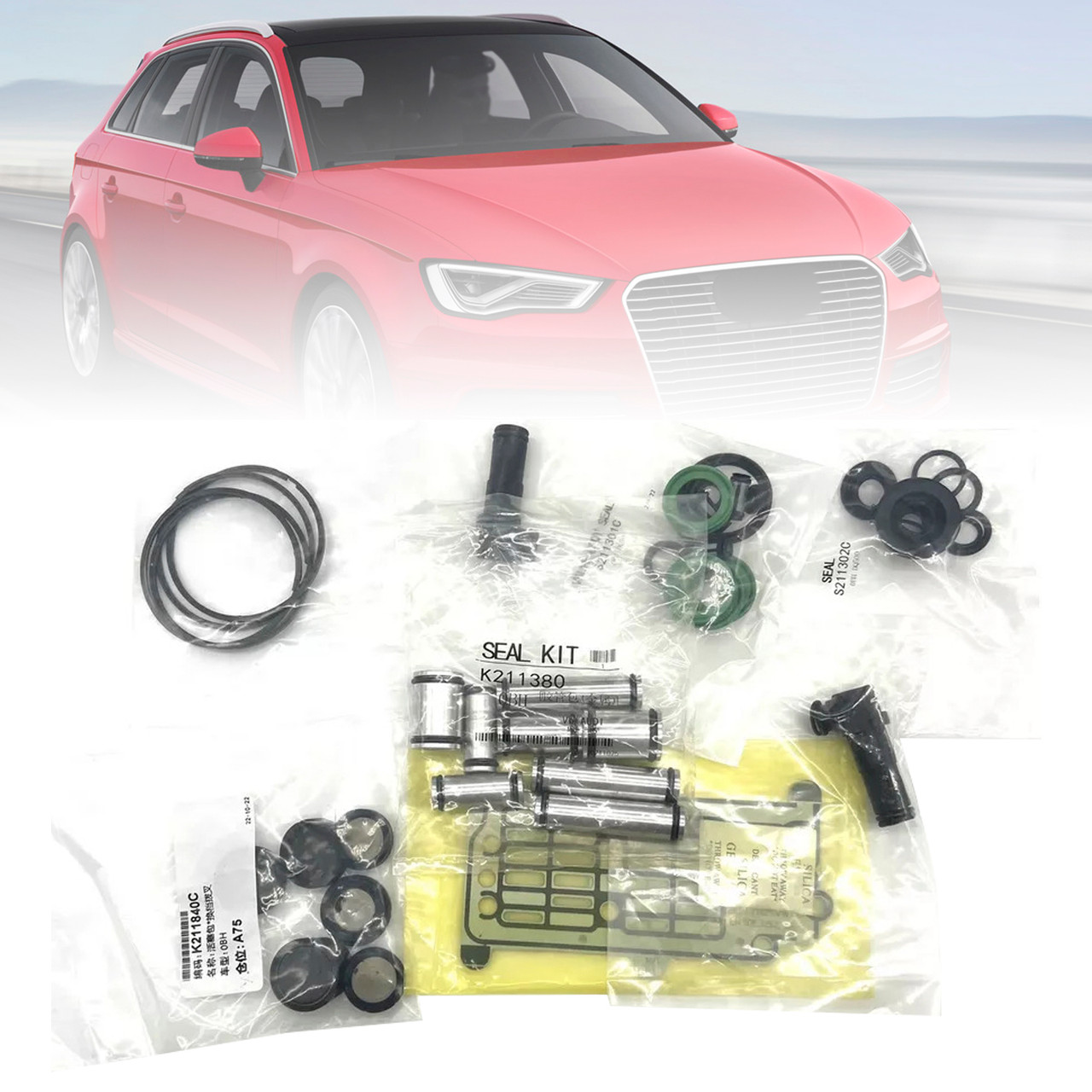 2009-2011 VW SCIROCCO TIGUAN TRANSPORTER Transmission Overhaul Seals Pistons Gasket Kit DQ500 0BH 0BT Generic