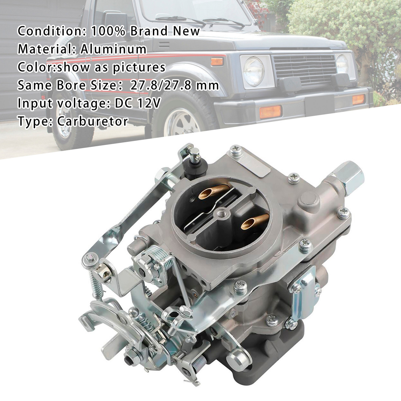1986-1988 Suzuki Samurai Assembled Carb Carby Carburetor - Mad Hornets