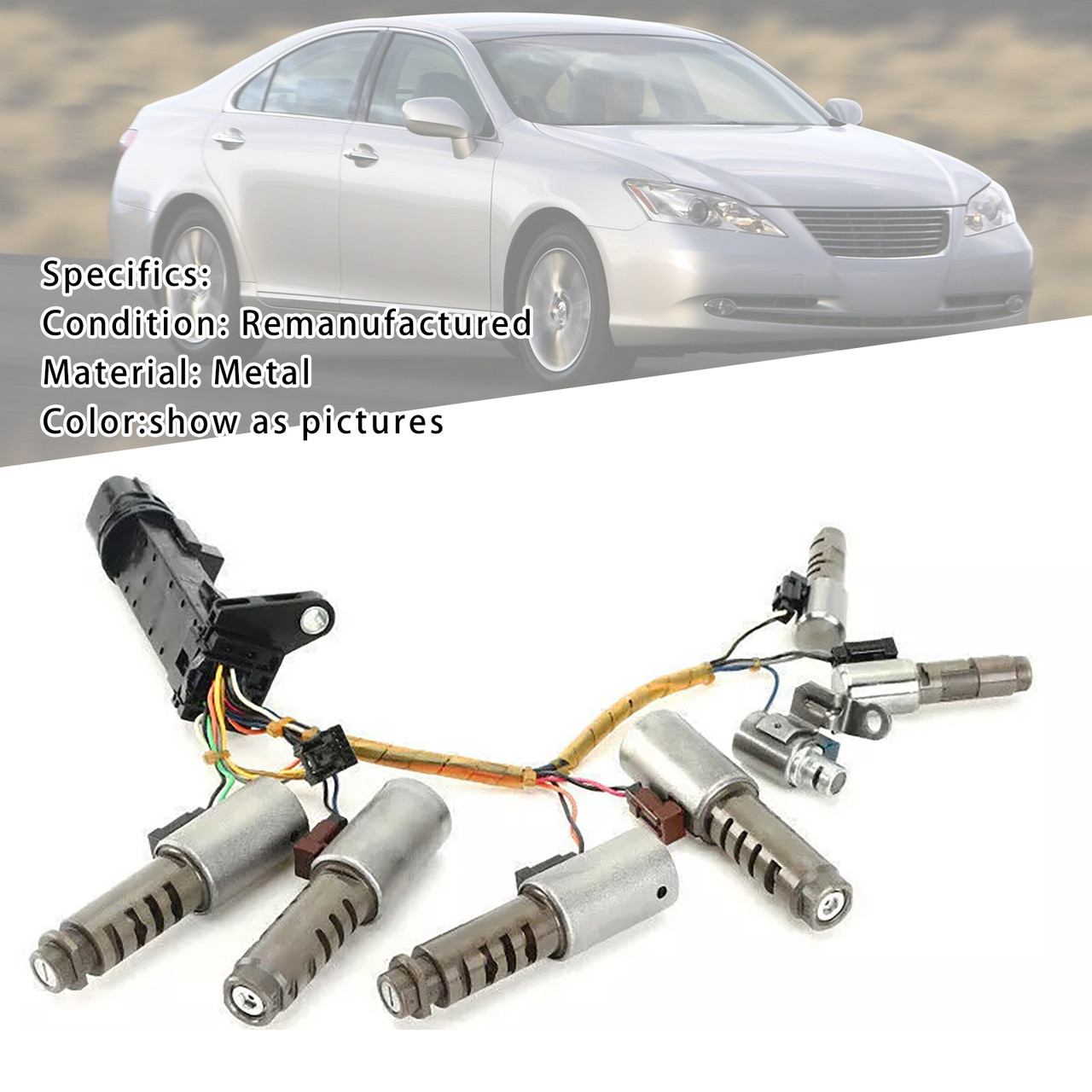 2006-2011 Toyota LEXUS Transmission Solenoid Kit W/ Harness U660E Generic