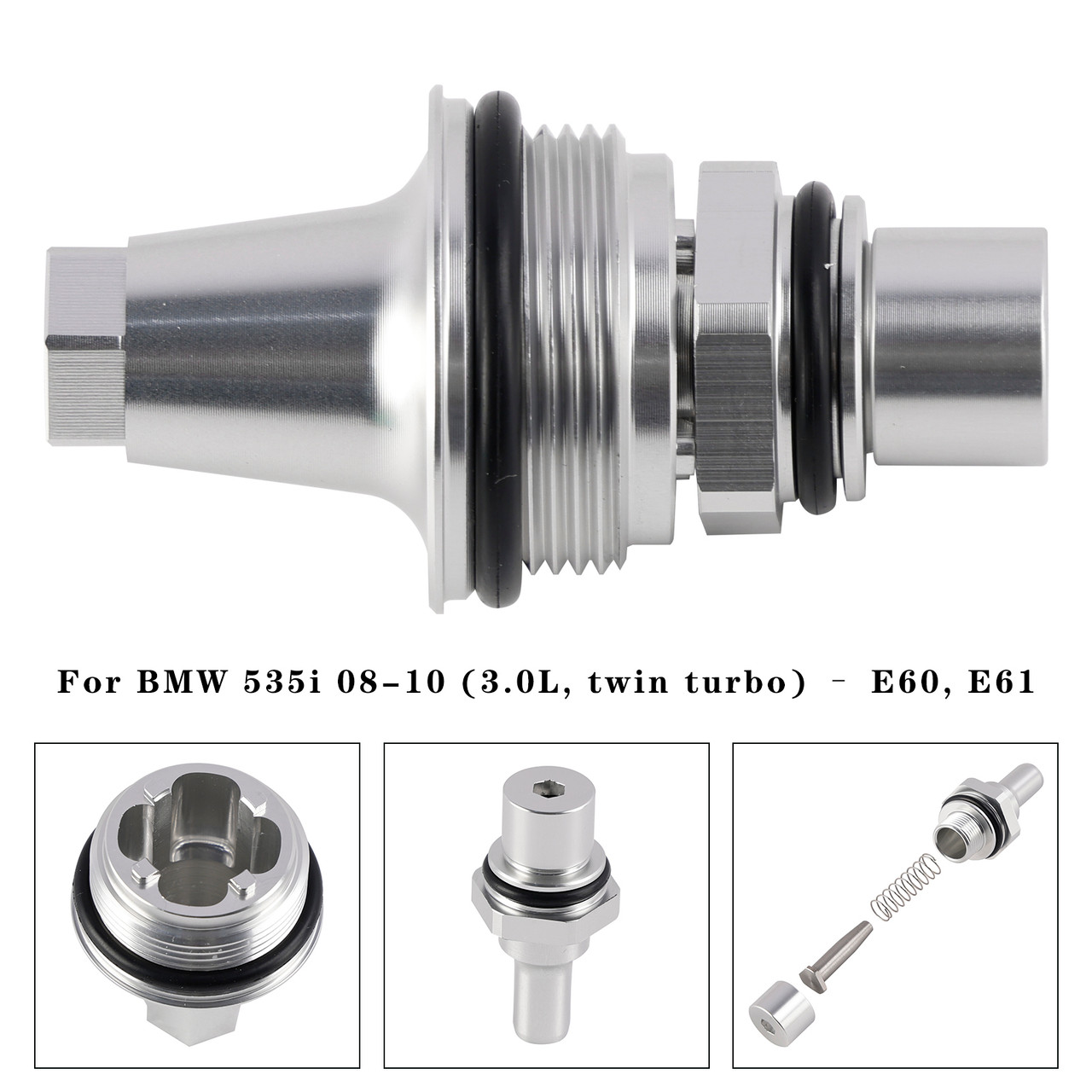 BMW 335i 12 (3.0L), (gasoline), twin turbo– E92, E93 Upgraded Replacement N54 PCV Valve Set