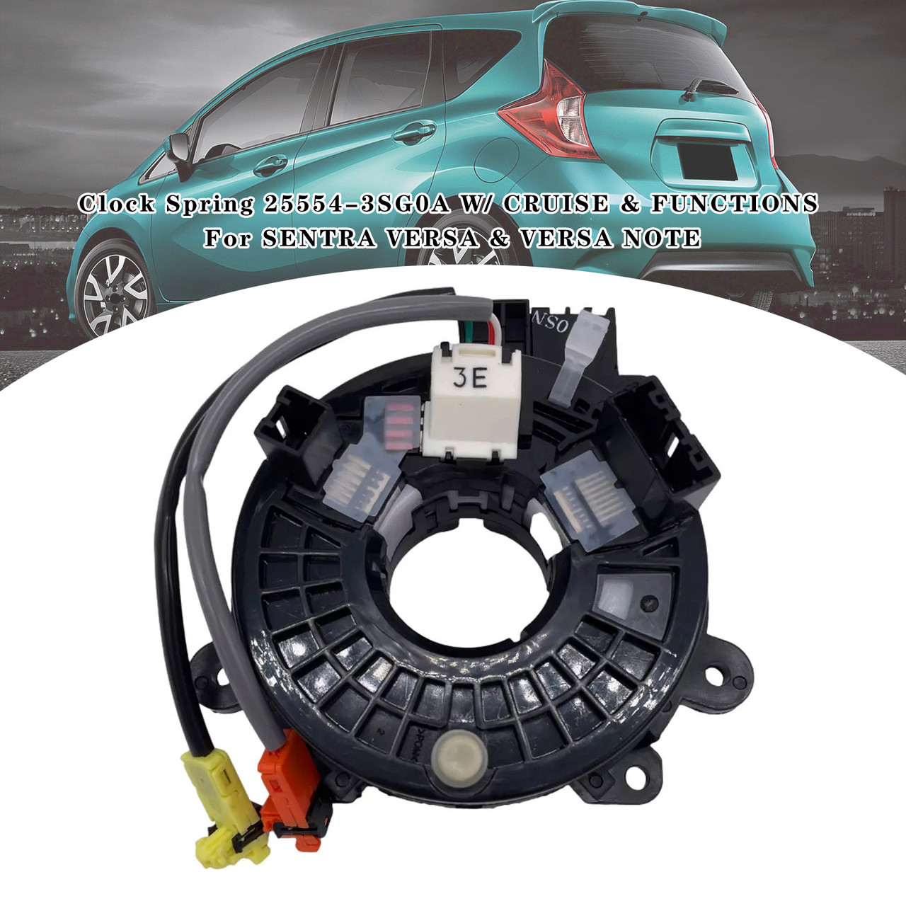 2014-2019 VERSA NOTE Clock Spring 25554-3SG0A Generic
