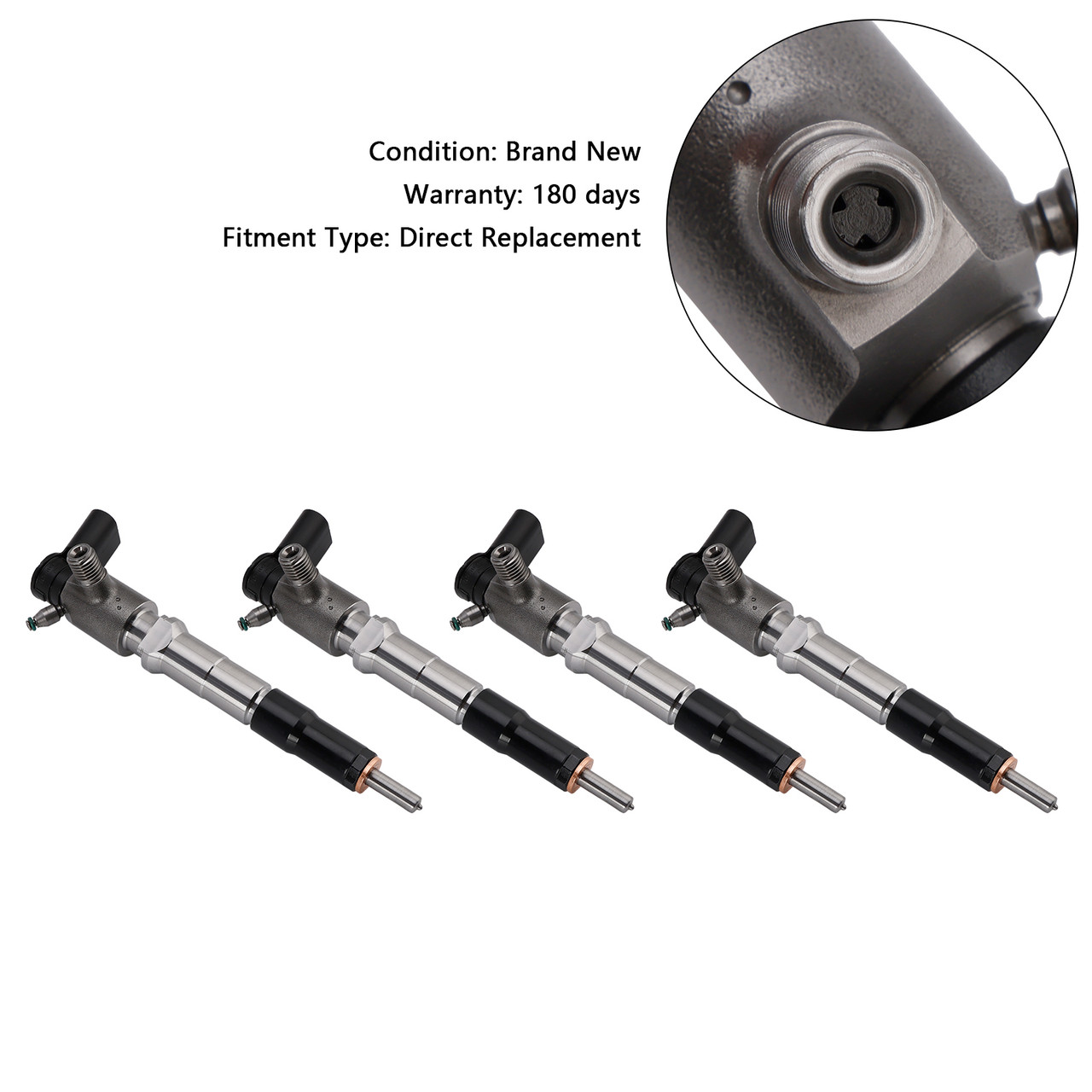 2012-2019 Ford Mondeo Mk5 S-Max Galaxy Focus Kuga 4pcs Fuel Injector GK2Q-9K546-AB Generic