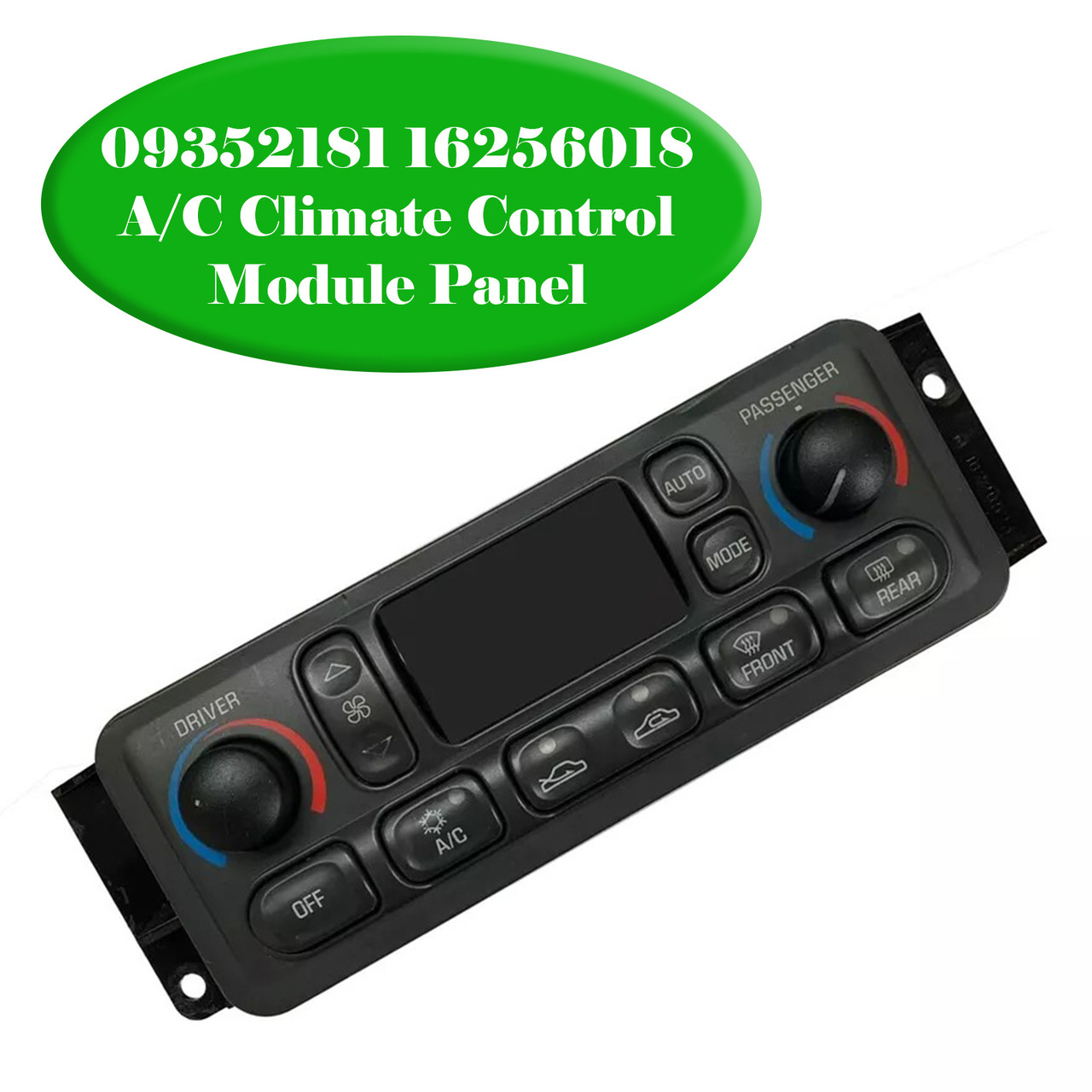 1997-2004Chevrolet Corvette C5 A/C Climate Control Module Panel
