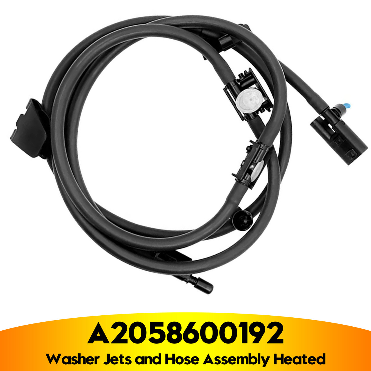 Mercedes-Benz W205 C-Class Washer Jets and Hose Assembly Heated A2058600192 Generic