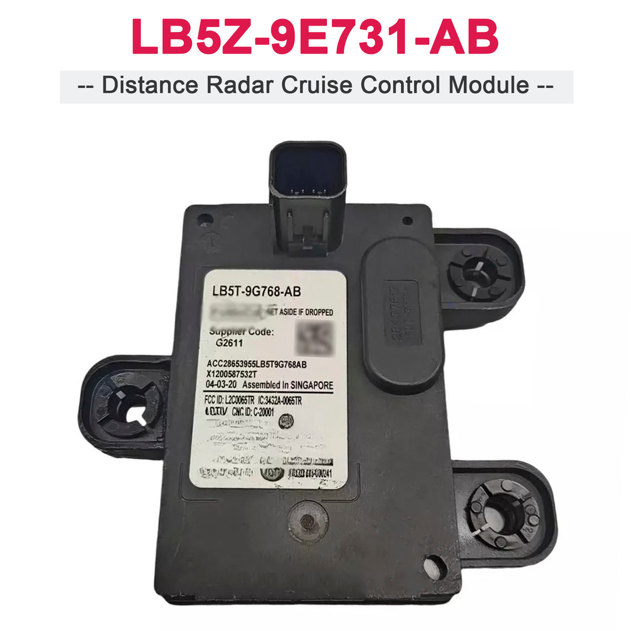 2021-2020 Lincoln Aviator Corsair Distance Radar Cruise Control Module LB5Z-9E731-AB Generic