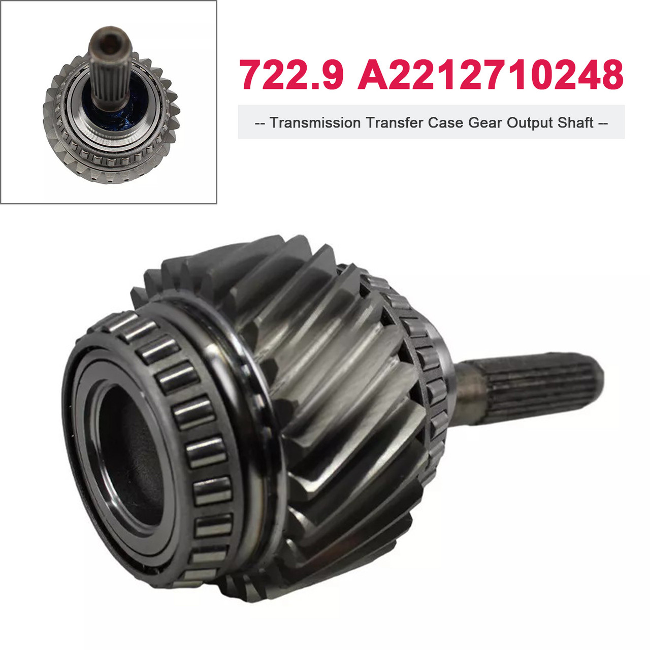 Mercedes Benz 722.9 Transmission Transfer Case Gear Output Shaft