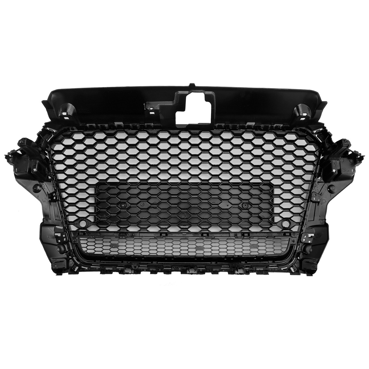 2013-2016 Audi A3 S3 RS3 Style Front Henycomb Bumper Grille Gloss Black Generic