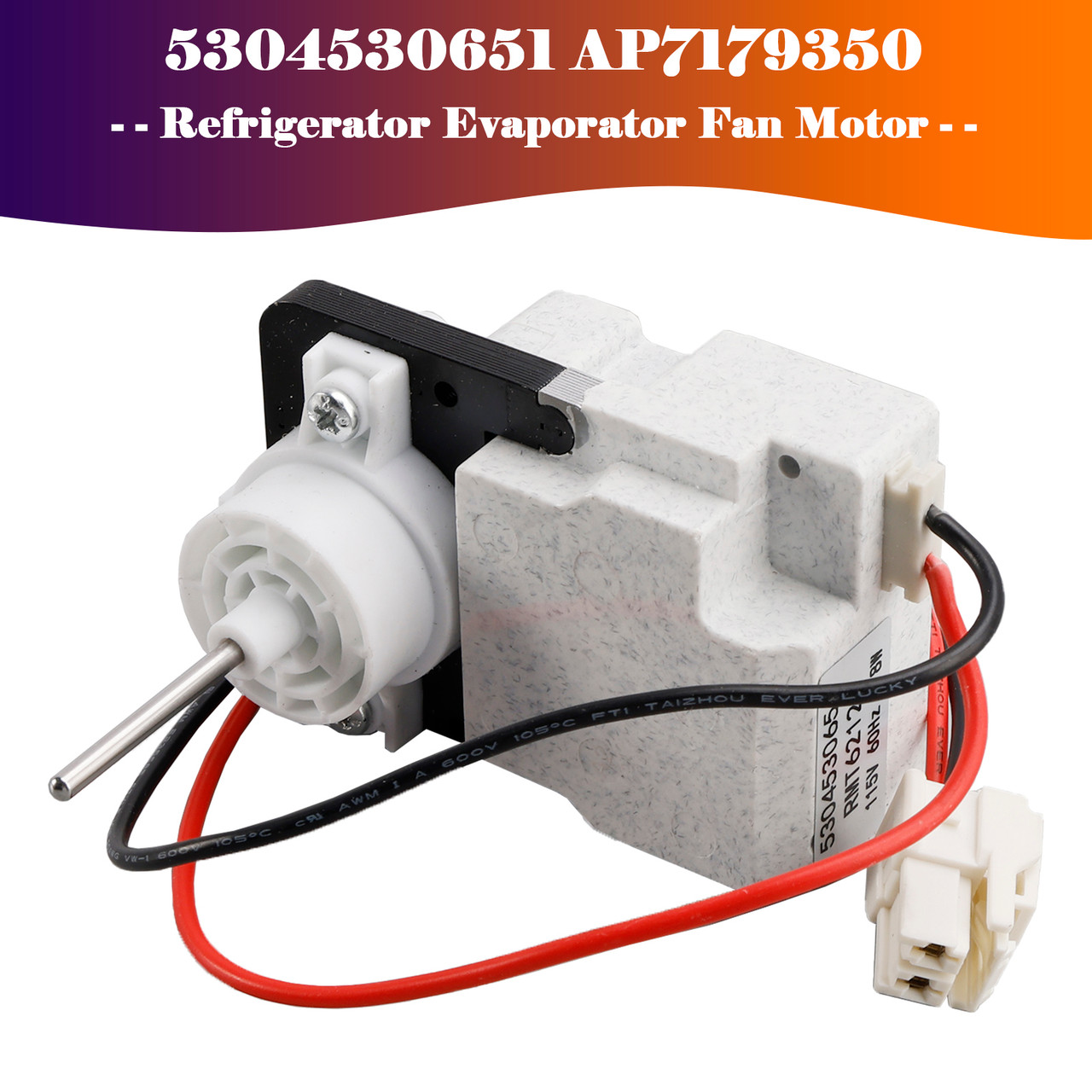 5304530651 Refrigerator Evaporator Motor for Electrolux Frigidaire AP7179350