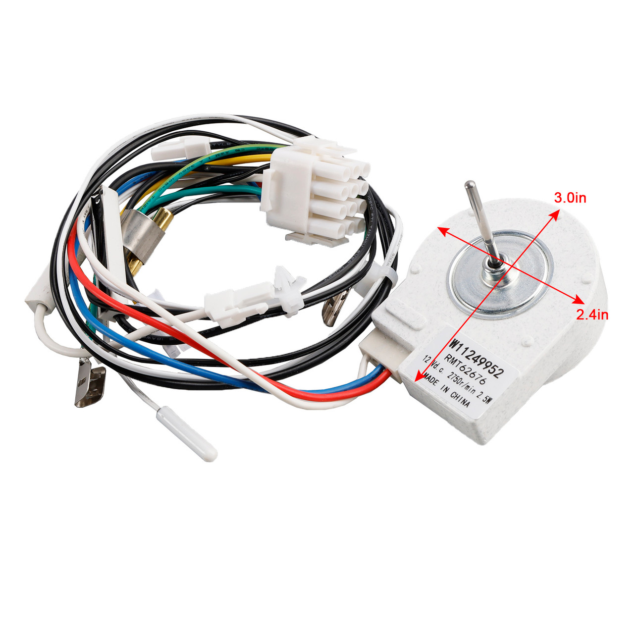 W11249952 W11039078 Evaporator Fan Motor for KitchenAid Maytag Refrigerator