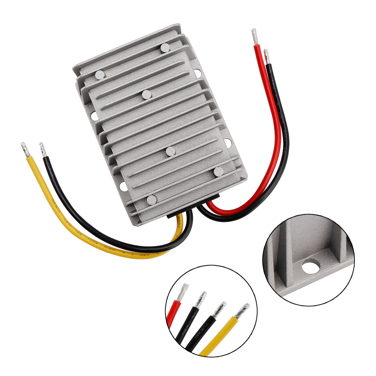 WaterProof 12V/24V to 5V 30A 150W Step Down DC/DC Power Converter Regulator