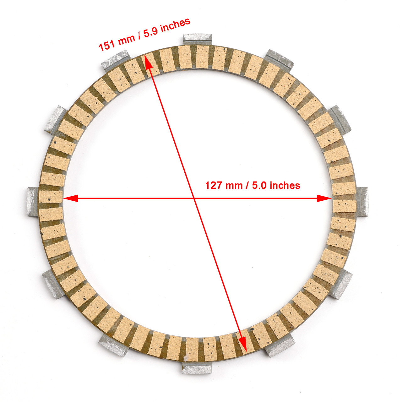 2006-2023 Kawasaki ZX1400 ZZR1400 Clutch Friction Plate Kit Generic