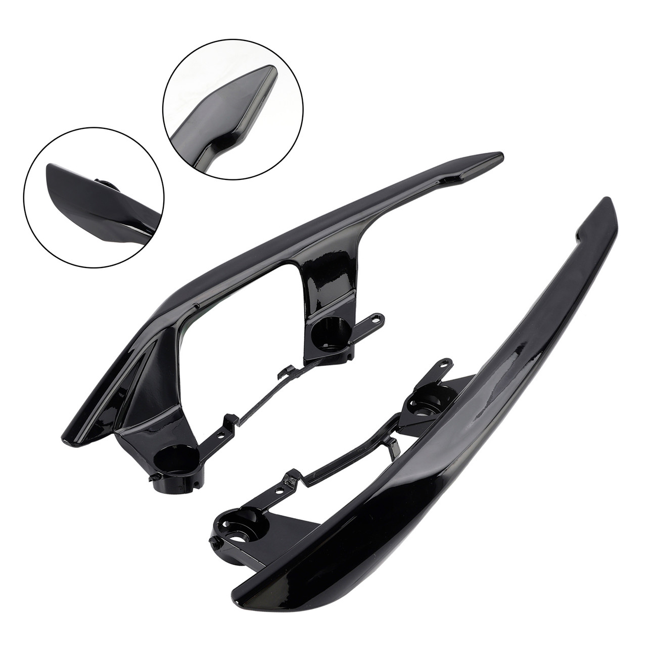 2023-2024 Yamaha X-MAX 300 Passenger Armrest Gloss Black Generic