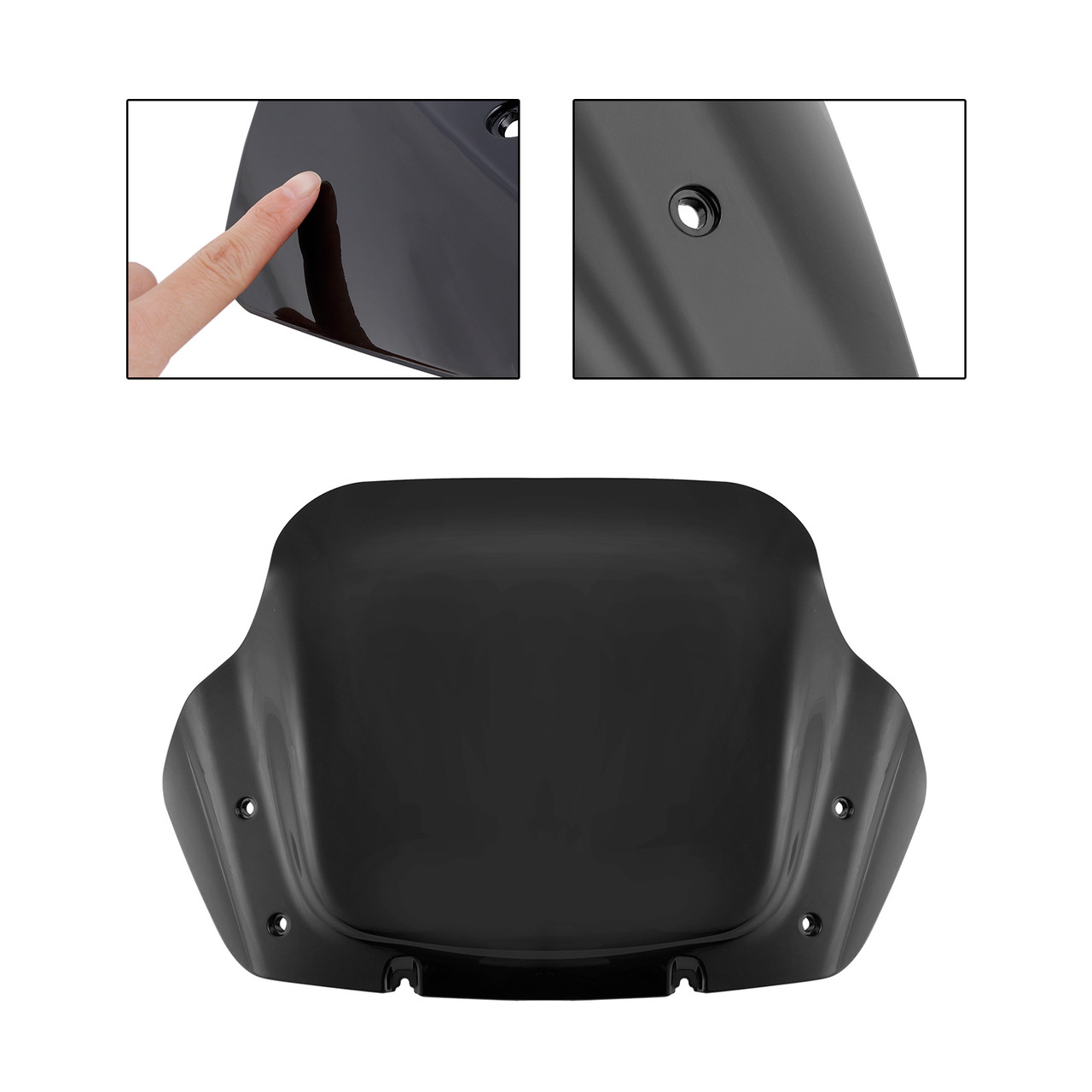 2023-2024 Touring Street Glide CVO 117 121 Windshield WindScreen Black Generic