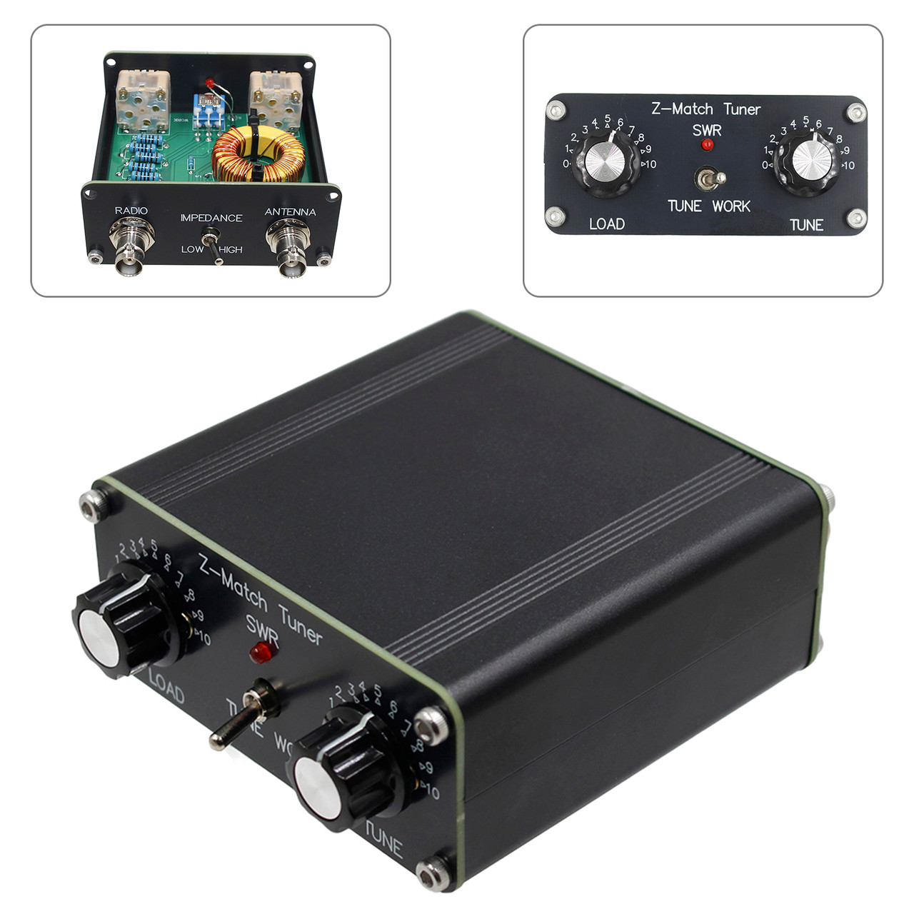 Z-match Manual Antenna 5W Tuner 3-28 MHz Manual Antenna Tuner QRP