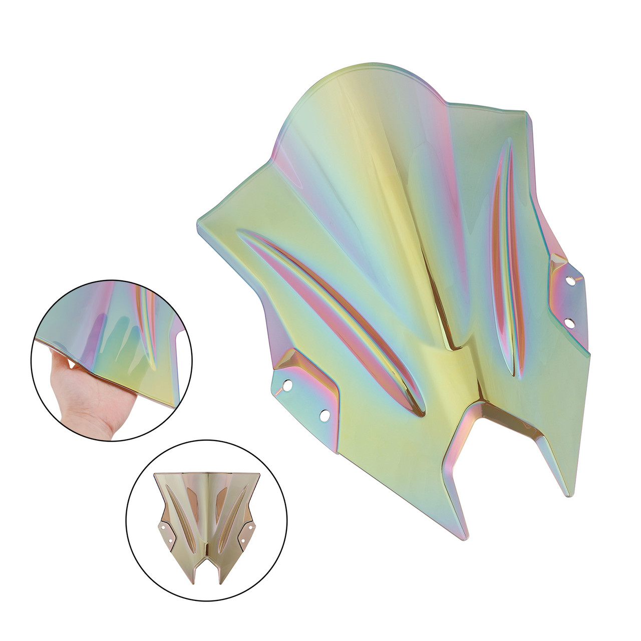 2024-2025 KAWASAKI NINJA 500 EX500R Windshield Windscreen WI Generic