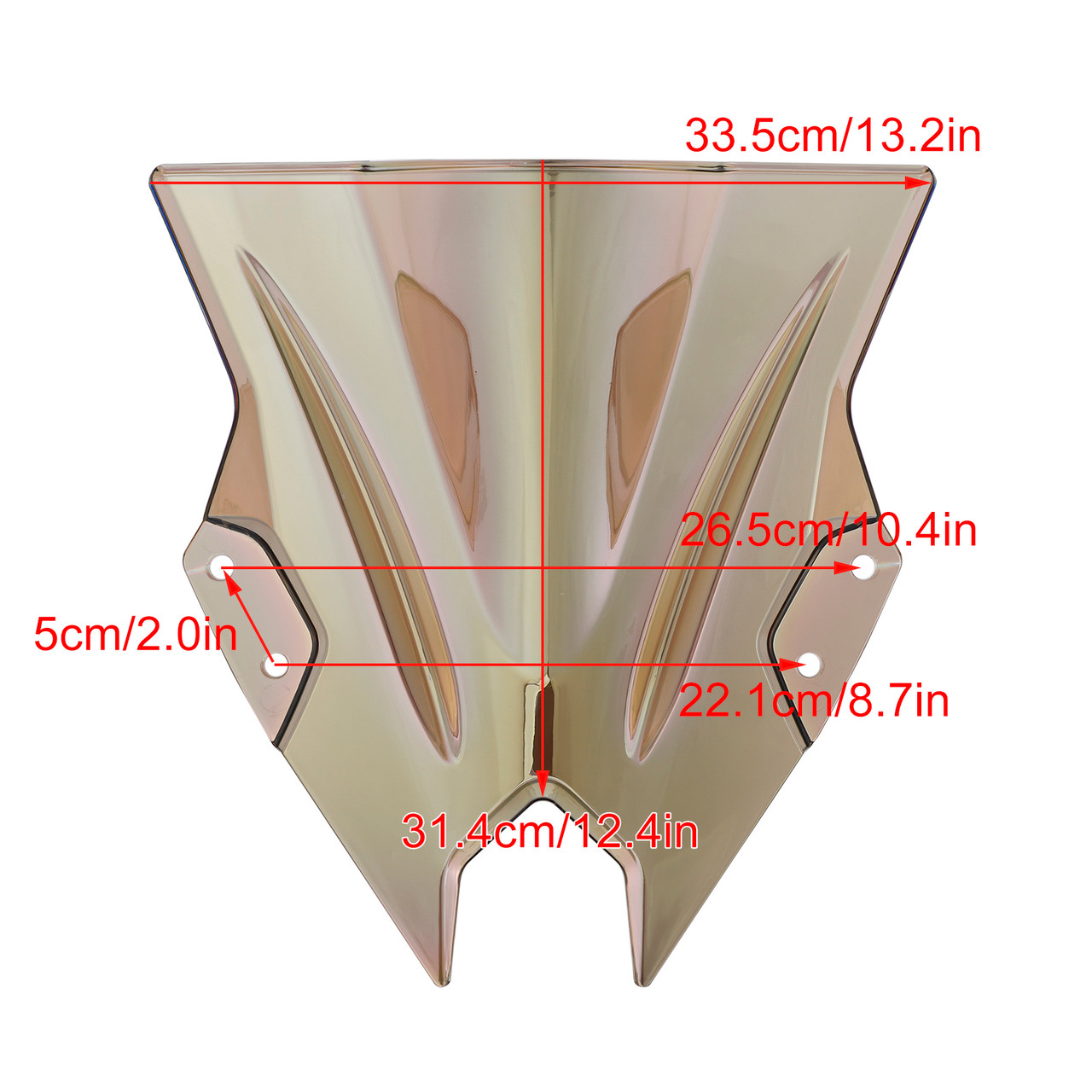 2024-2025 KAWASAKI NINJA 500 EX500R Windshield Windscreen WI Generic