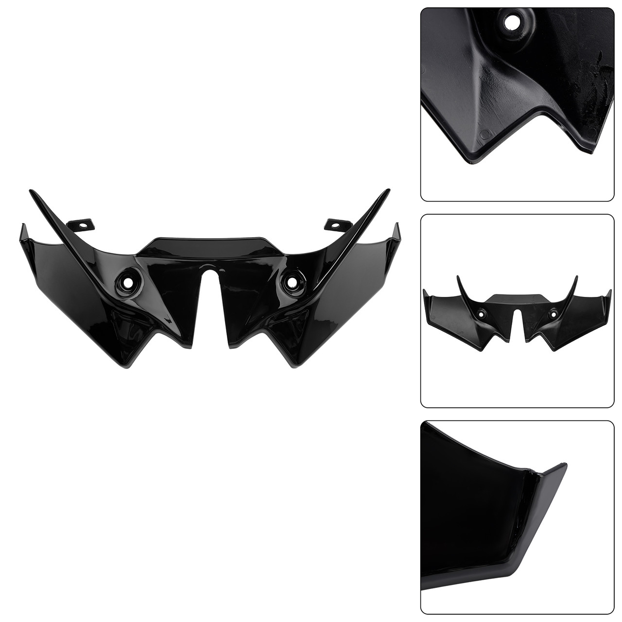 2021-2024 Kawasaki Z650 Spoiler Extension Fairing Black Generic