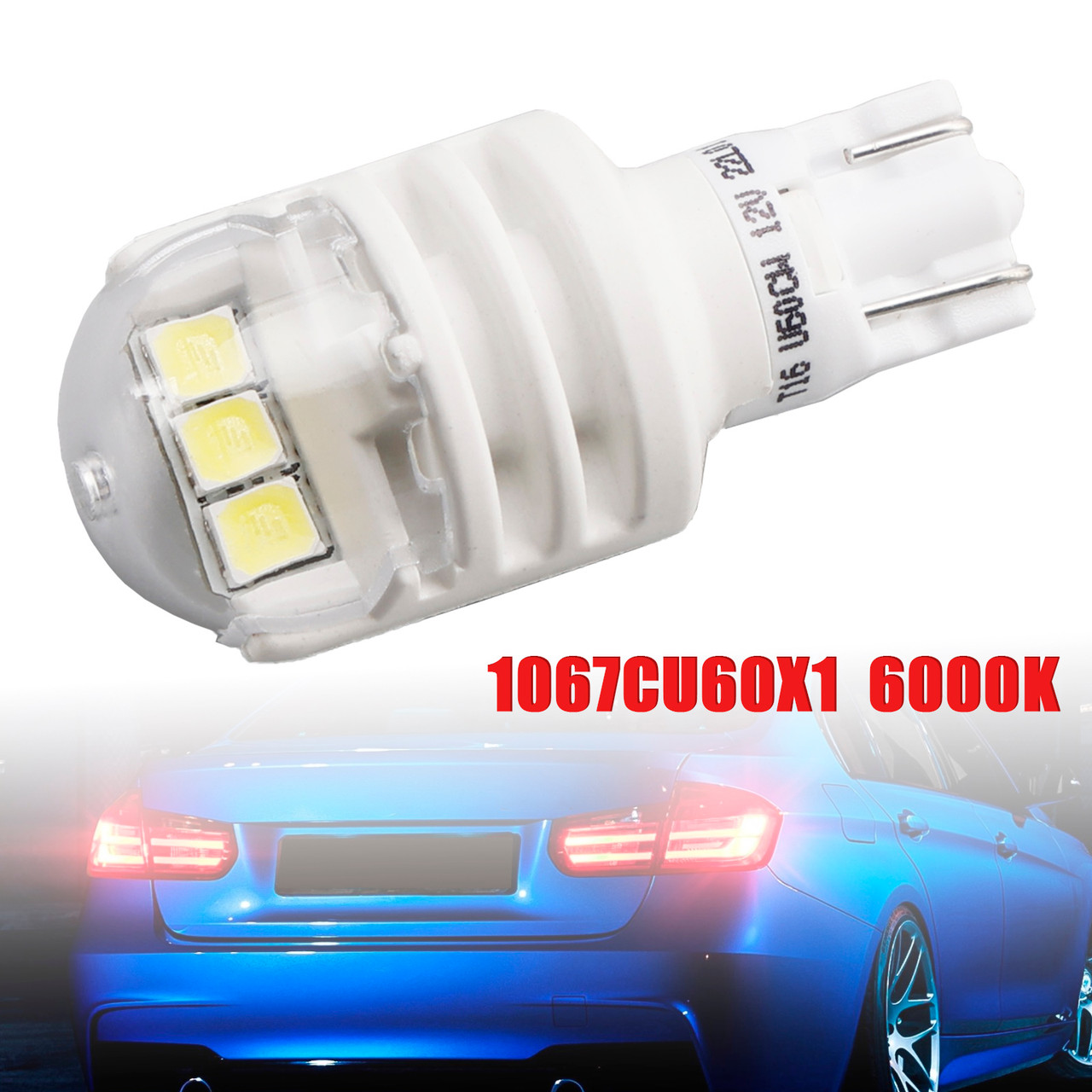 PHILIPS Car Light LED-T16 Ultinon Pro6000 W16WT15 921 1067CU60X1 Generic