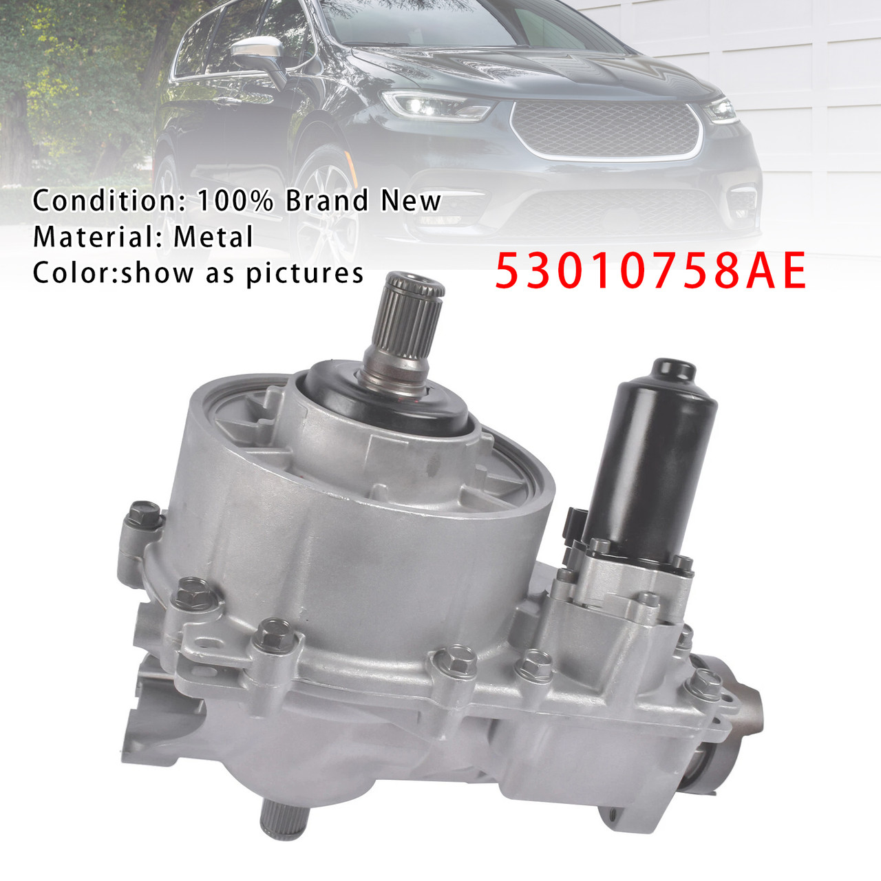 2019-2022 Jeep Cherokee Rear Axle Differential Carrier Assembly 3.73 Ratio 53010758AE Generic